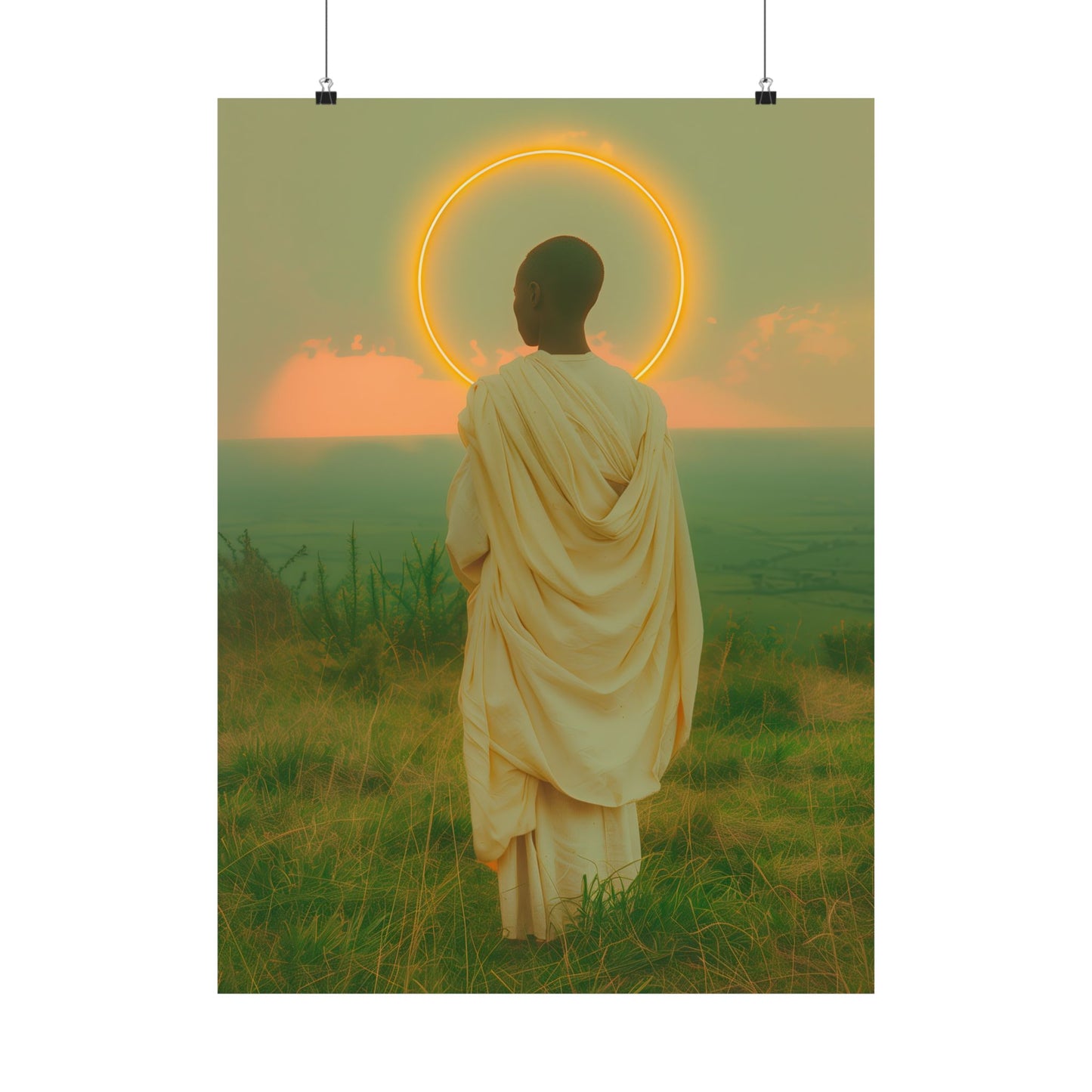 Saint Charles Lwanga- Sanctified Souls Print - Multiple Sizes - Premium Posters - Catholic Art - Christian Home Decor Artwork