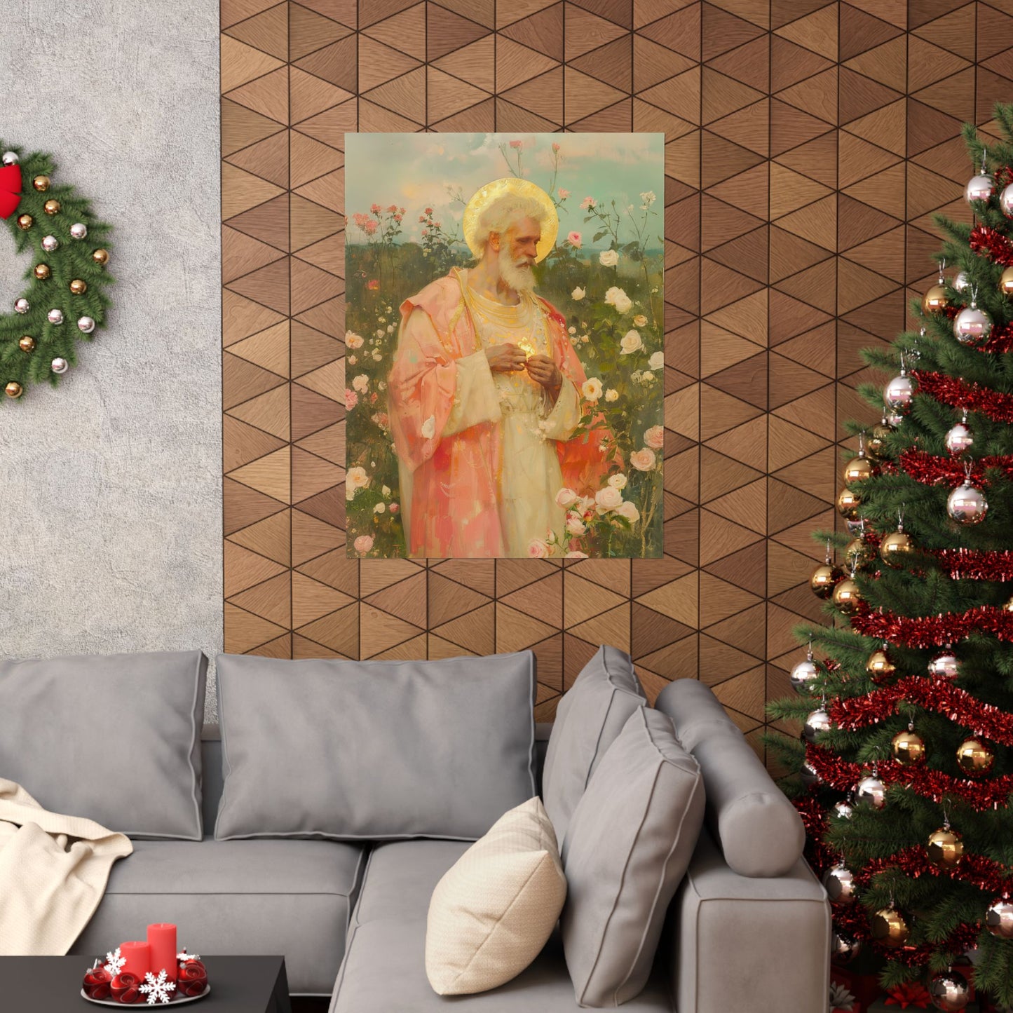 Saint Valentine -  Catholic Art - Multiple Sizes - Premium Posters - Catholic Art - Christian Home - Catholic Saint Art