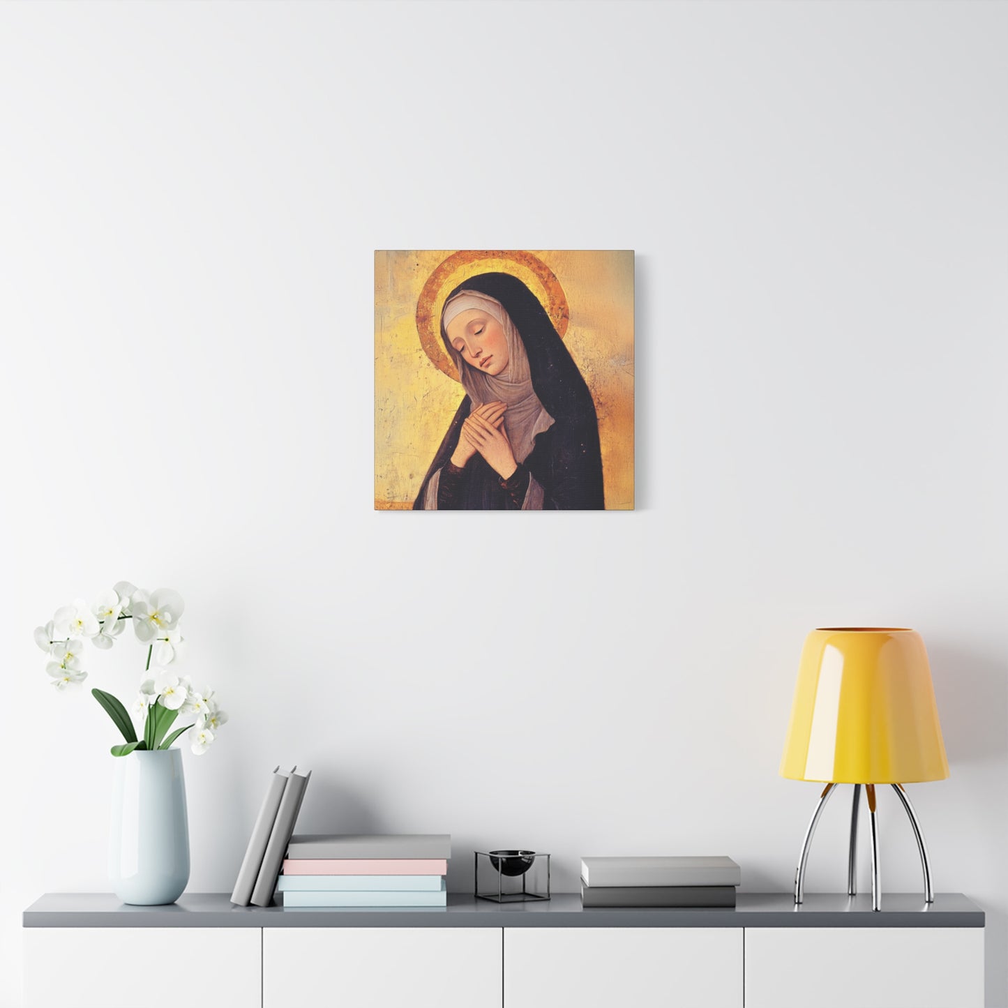 Saint Syncletica of Alexandria - Desert Mother - Gallery Wrapped Canvas - Print - Religious Art for your Home - Catholic