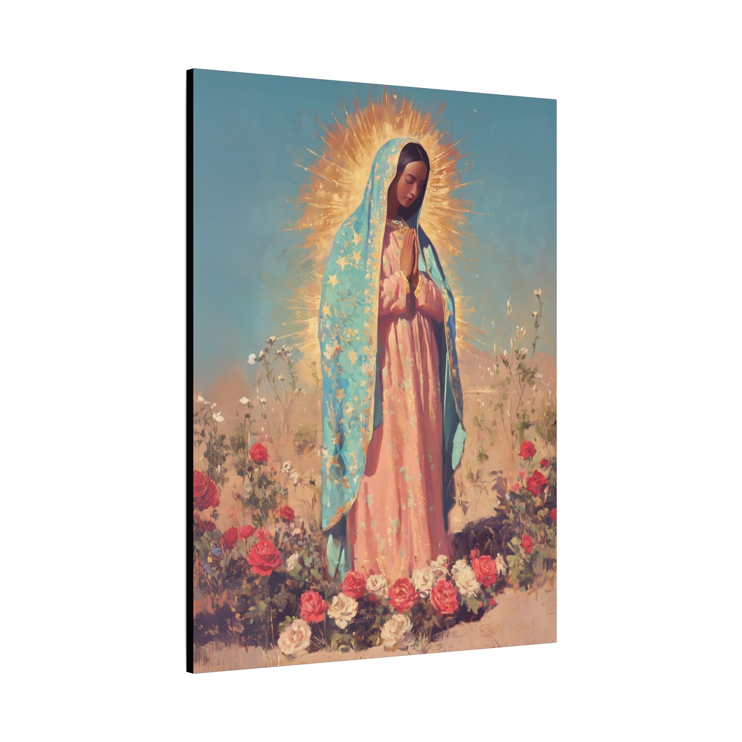 Our Lady of Guadalupe - Gallery Wrapped Canvas - Print - Religious Art for your Home - Catholic Art