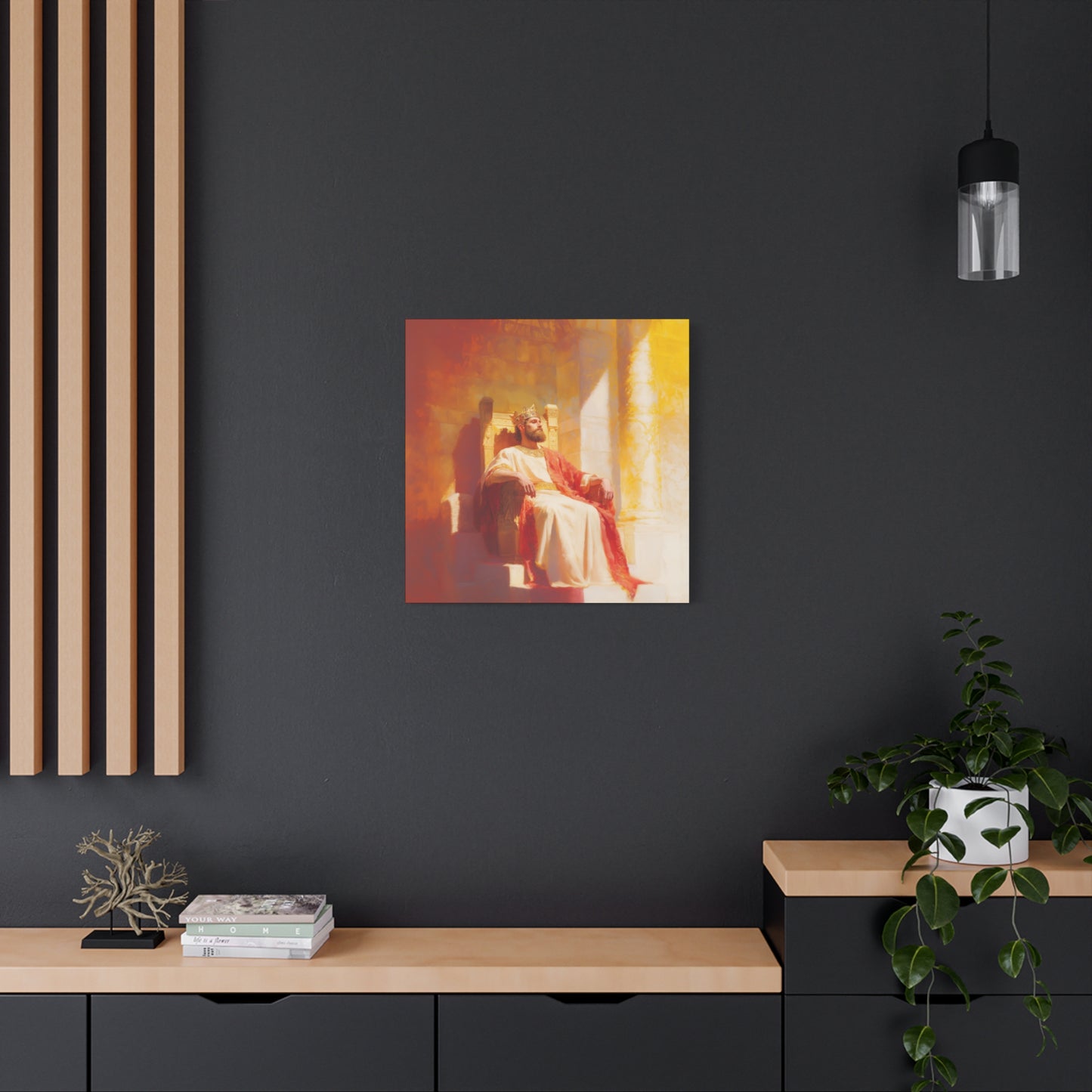 King Solomon: Keeper of God's Understanding - Gallery Wrapped Canvas - Print - Religious Art for your Home - Catholic Art