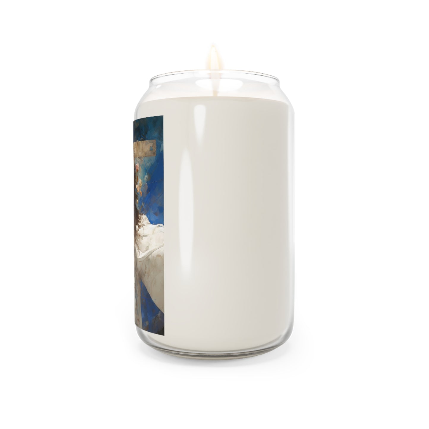 Saint Wilgefortis  - Scented Prayer Candle, 13.75oz - Tall Size - Religious Prayer Candle - Catholic Art - The Bearded Virgin Martyr