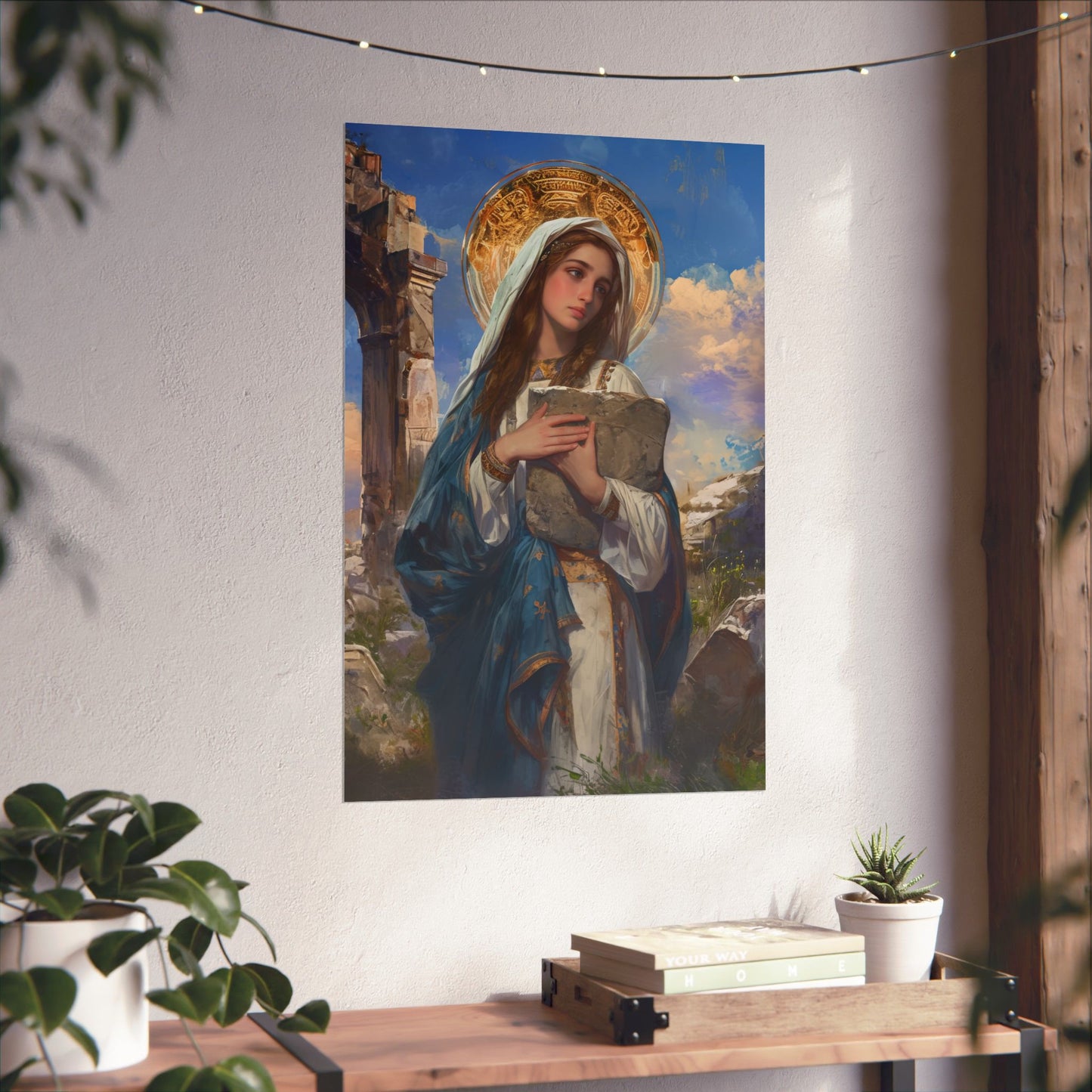 Saint Euphrasia of Constantinople Print - Sanctified Souls Print - Multiple Sizes - Premium Matte Vertical Posters