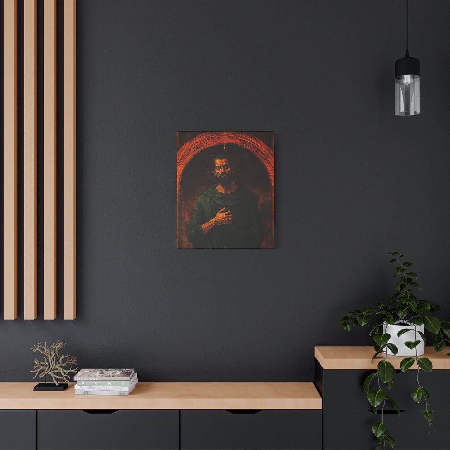 Saint Bartholomew Canvas Print - Multiple Sizes - Catholic Home art - Museum Wrapped Canvas - Sanctified Souls Print