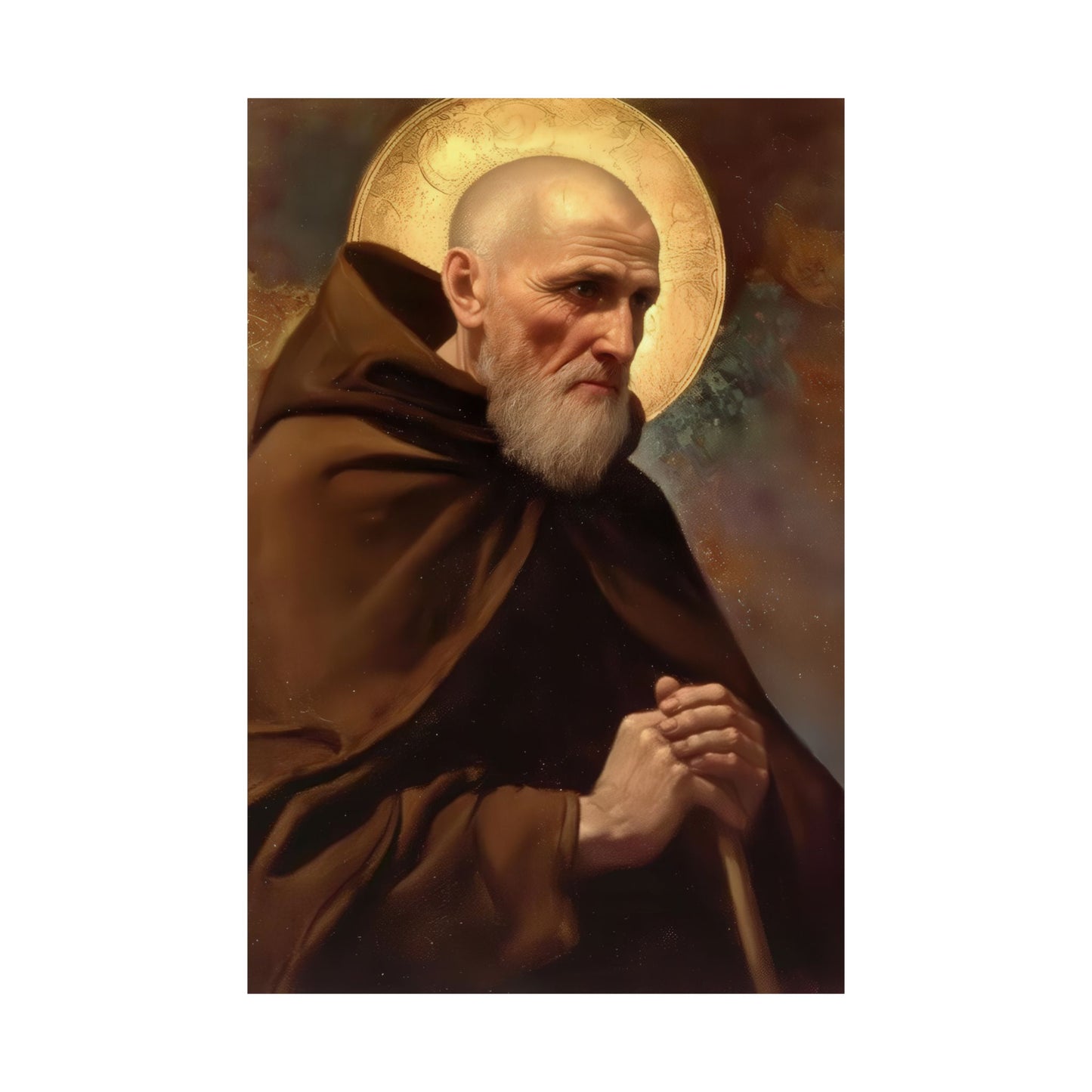 Saint Ignatius of Laconi - Sanctified Souls Print - Multiple Sizes - Premium Matte Vertical Posters