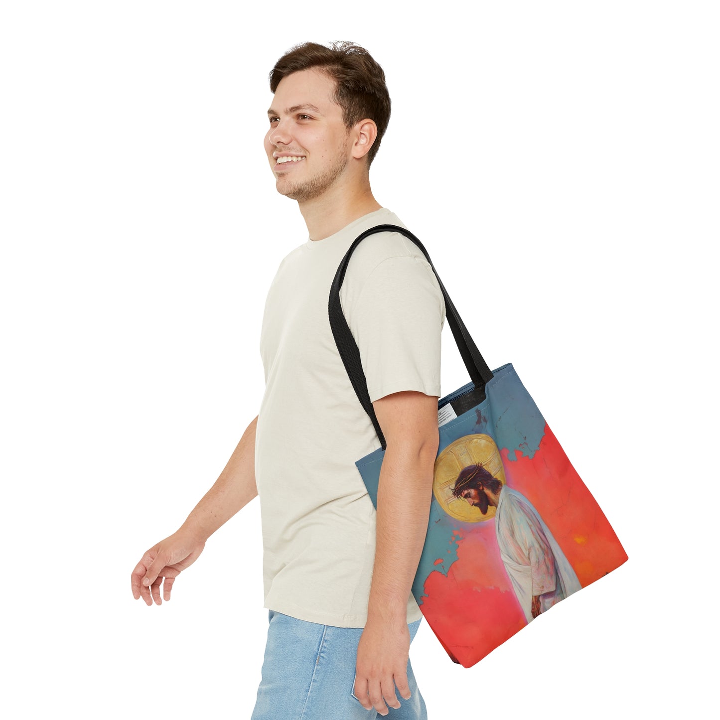 From the Tomb, Eternal Life Tote Bag - Large Medium Small Faith Art Bag - Catholic Faith Purse - Double Sided