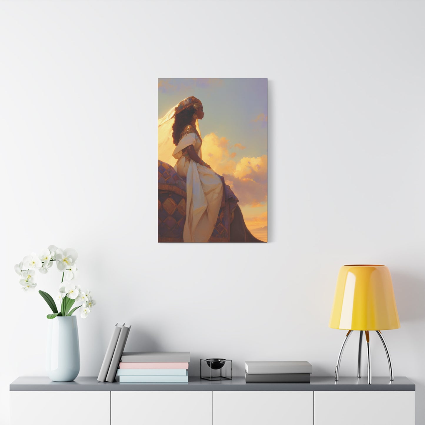 Queen of Sheba - Gallery Wrapped Canvas - Print - Religious Art for your Home - Catholic Art