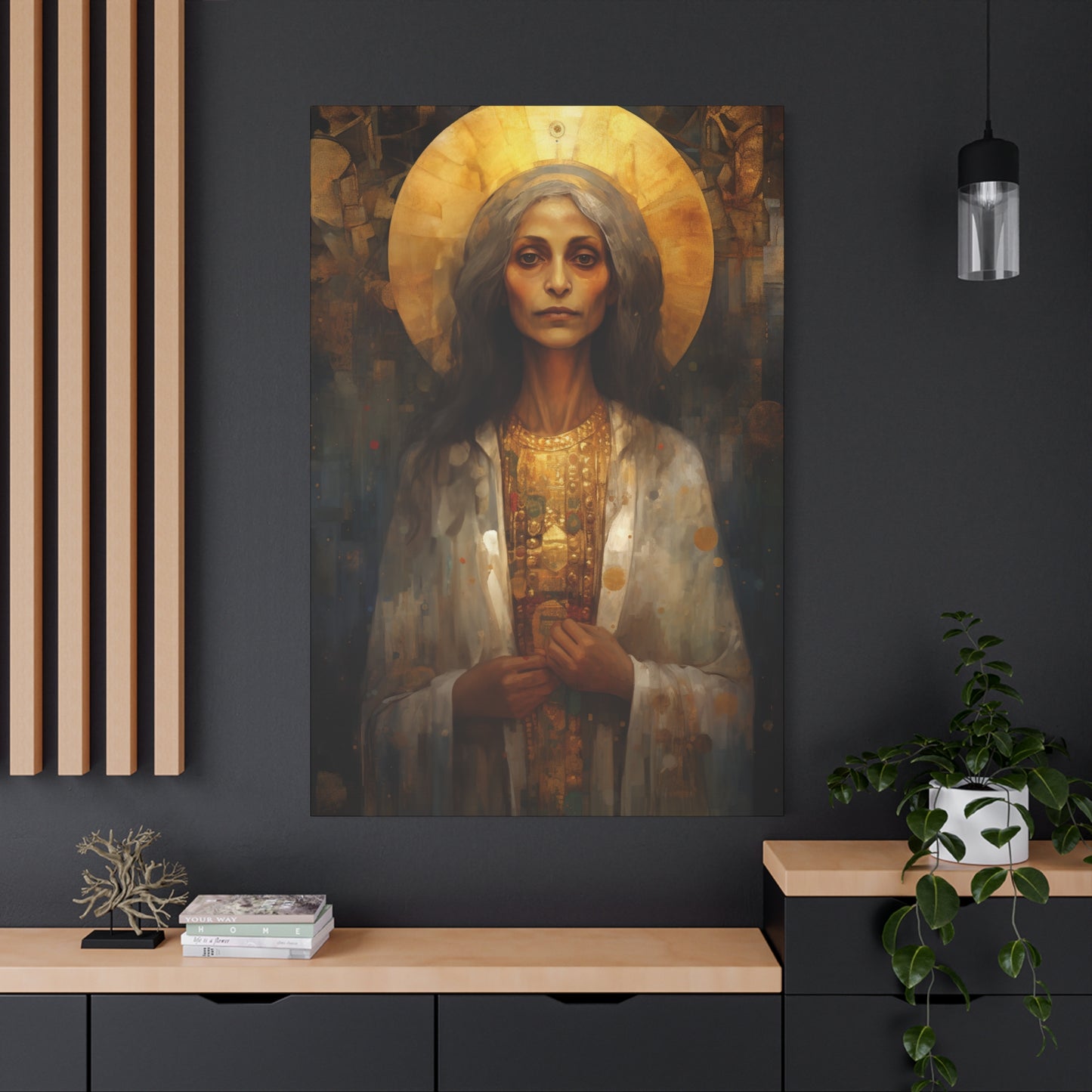 Saint Mary of Egypt - Museum Wrapped Canvas - Sanctified Souls Print - Religious Art for your Home