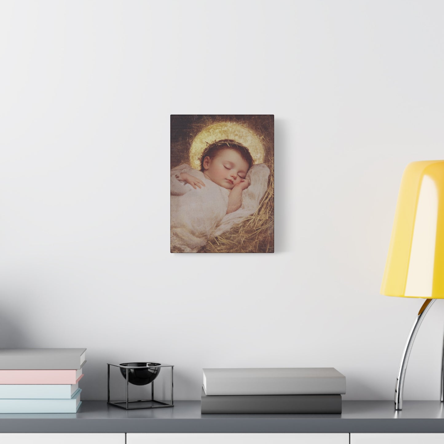The Christ Child Born Into the Quiet of the World - Gallery Wrapped Canvas - Print - Religious Art for your Home - Catholic Art Print