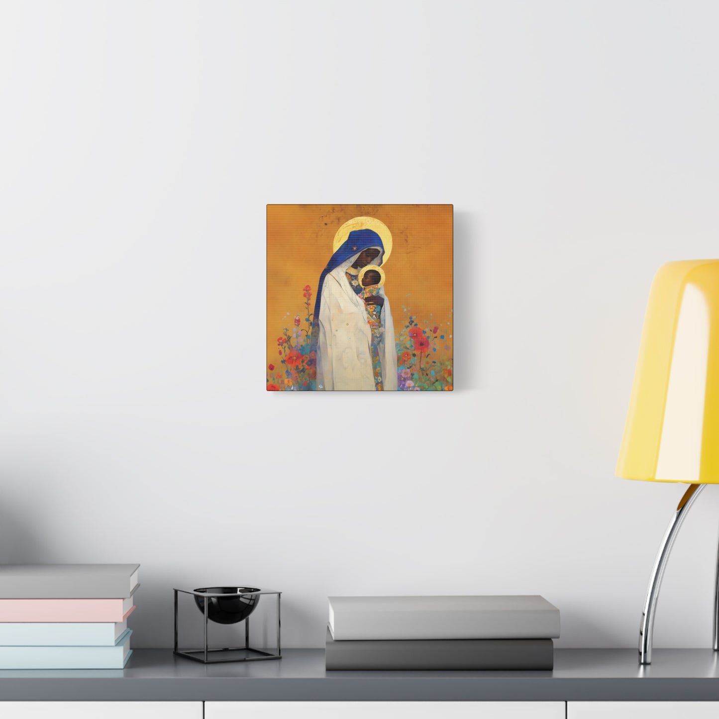 The Divine Embrace- Our Lady of Kibeho's Love - Museum Wrapped Canvas - Print - Religious Art for your Home - Christian print - Religious