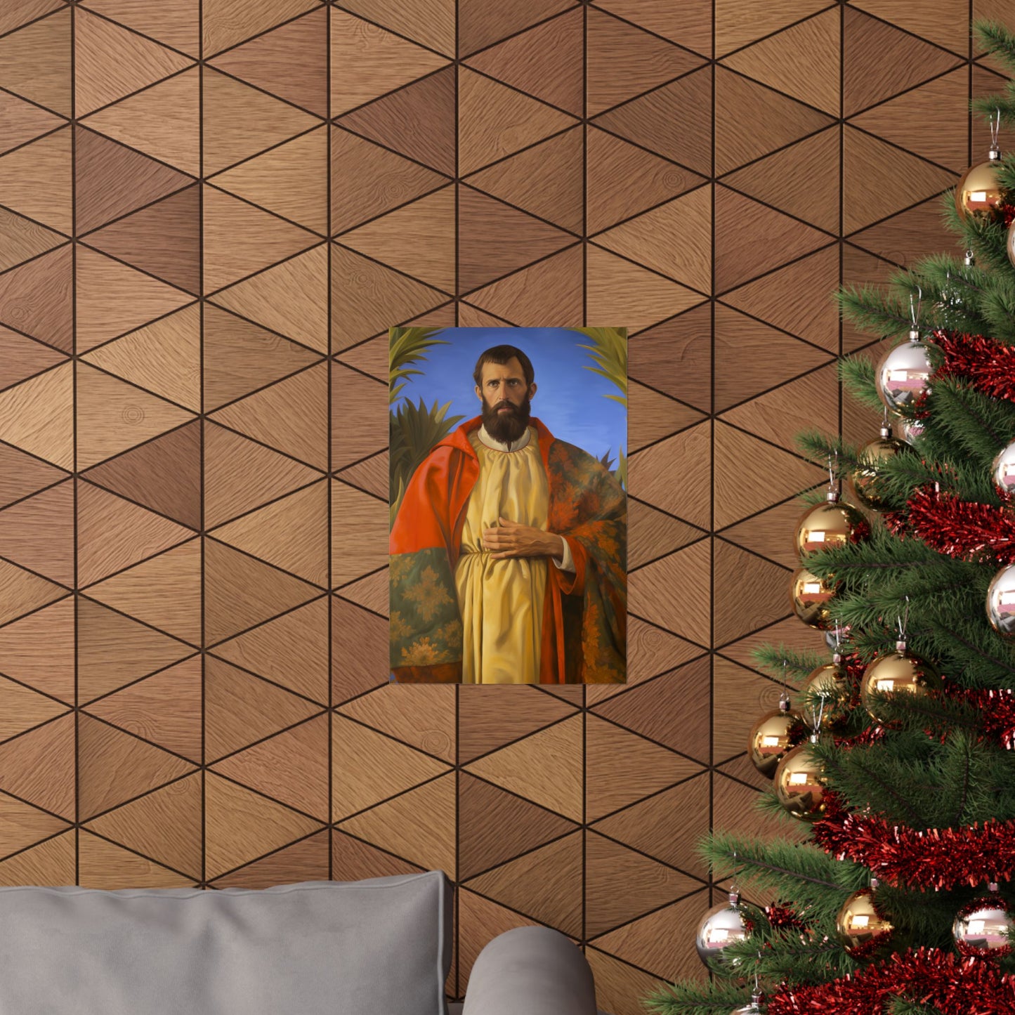 Saint Thomas the Apostle - Sanctified Souls Print - Multiple Sizes - Premium Matte Vertical Posters