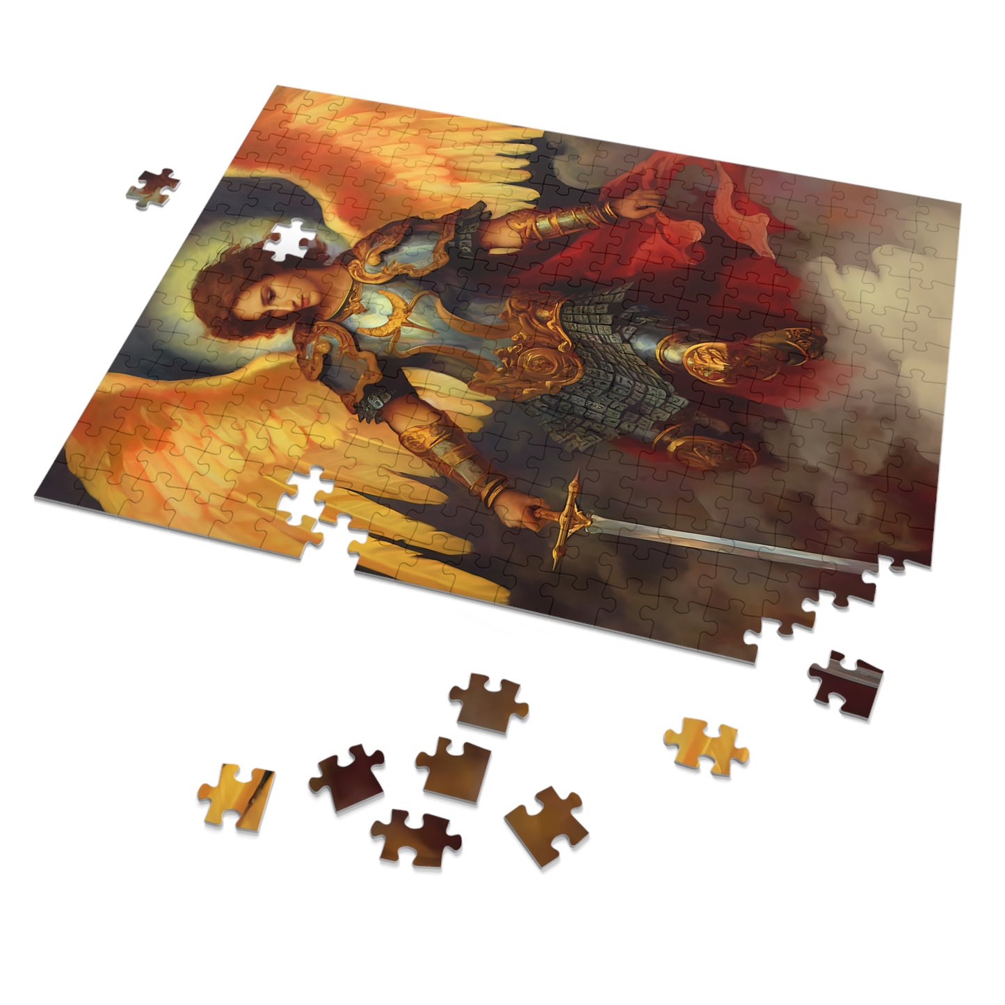 Saint Michael the Archangel - Puzzle and Keepsake Tin - Religious Jigsaw Puzzle (30, 110, 252, 500,1000-Piece) - Religious Puzzle