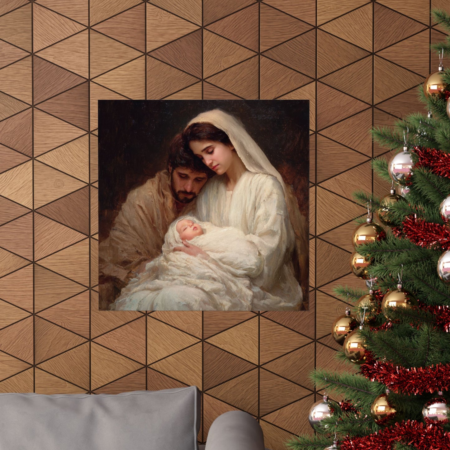 The Quiet Kingdom of the Holy Family - Sanctified Souls Print - Multiple Sizes - Premium Matte Vertical Posters