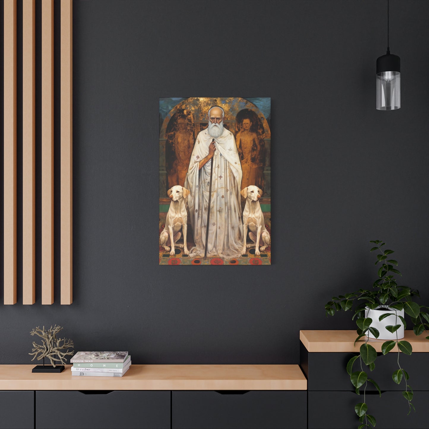 Saint Lazarus of Bethany Canvas Print - Multiple Sizes - Catholic Home art - Museum Wrapped Canvas - Sanctified Souls Print