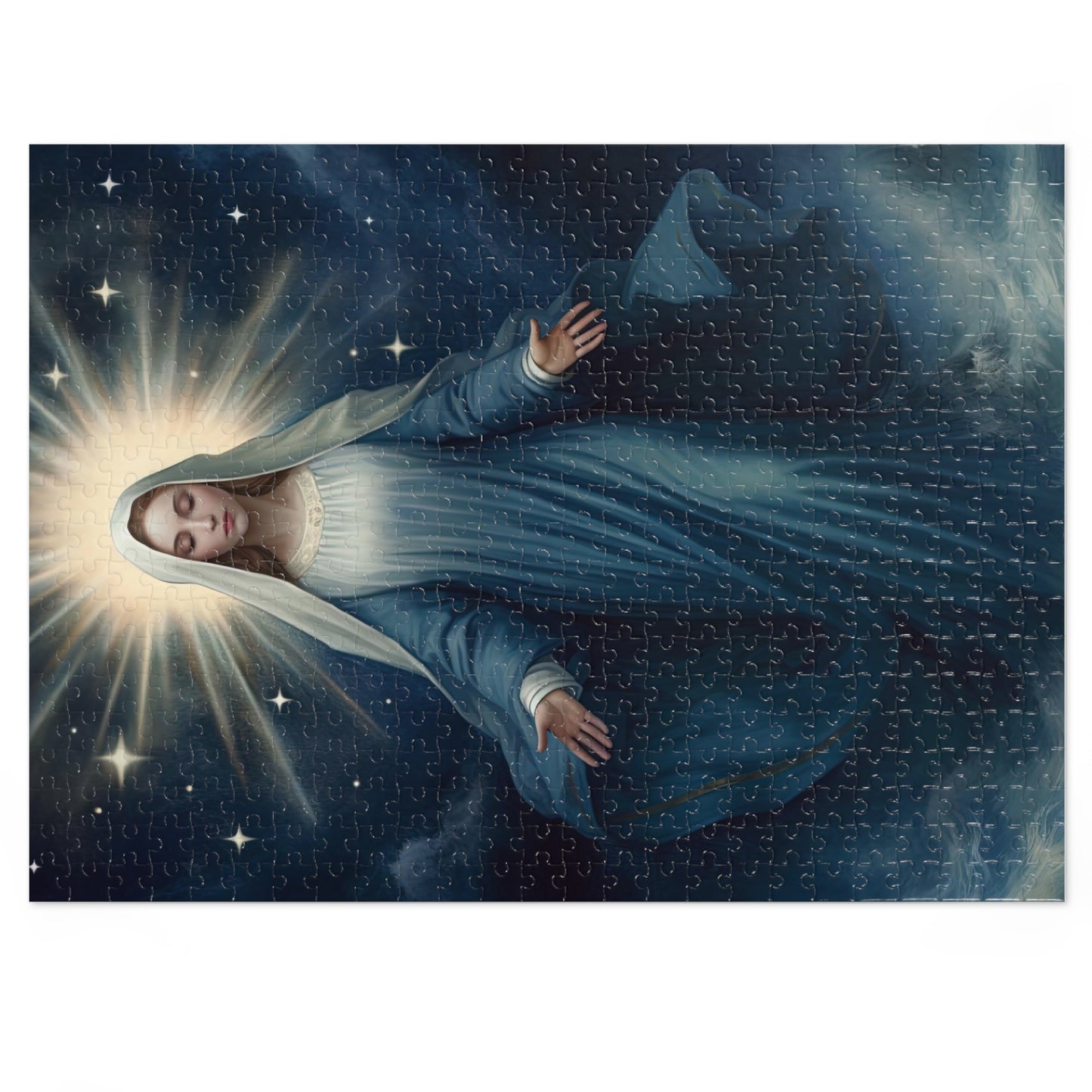 Our Lady Star of the Sea - Puzzle and Keepsake Tin - Religious Jigsaw Puzzle (30, 110, 252, 500,1000-Piece) - Religious Puzzle