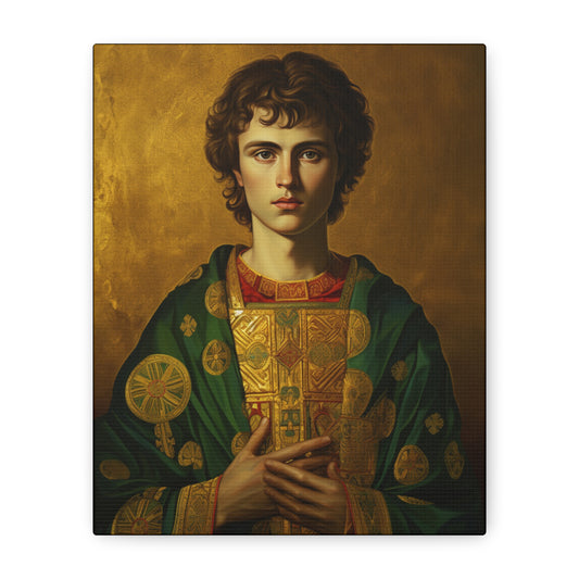 Saint Pantaleon Canvas Print - Multiple Sizes - Catholic Home art - Museum Wrapped Canvas - Sanctified Souls Print