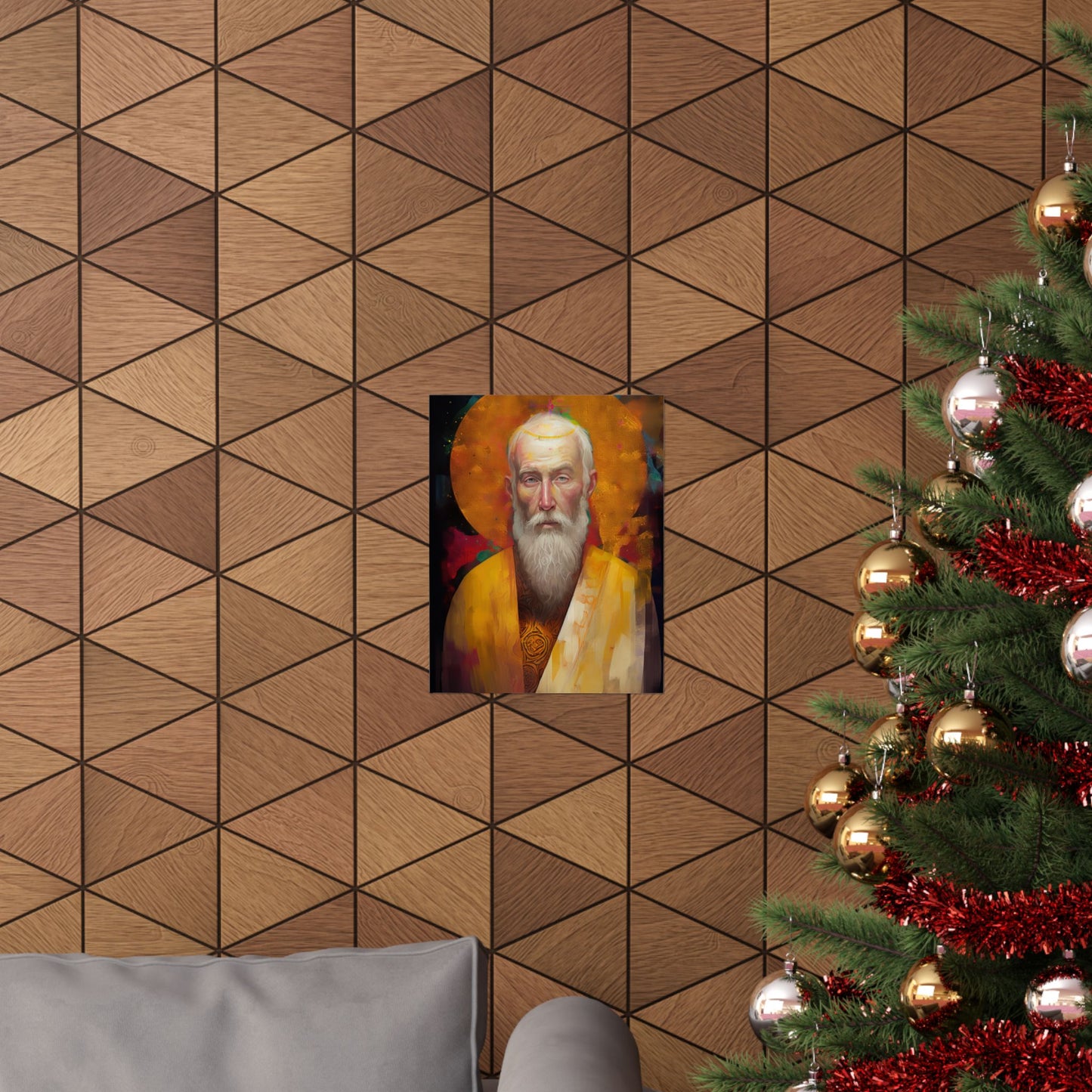 Saint Simon the Apostle Print - Sanctified Souls Print - Multiple Sizes - Premium Matte Vertical Posters