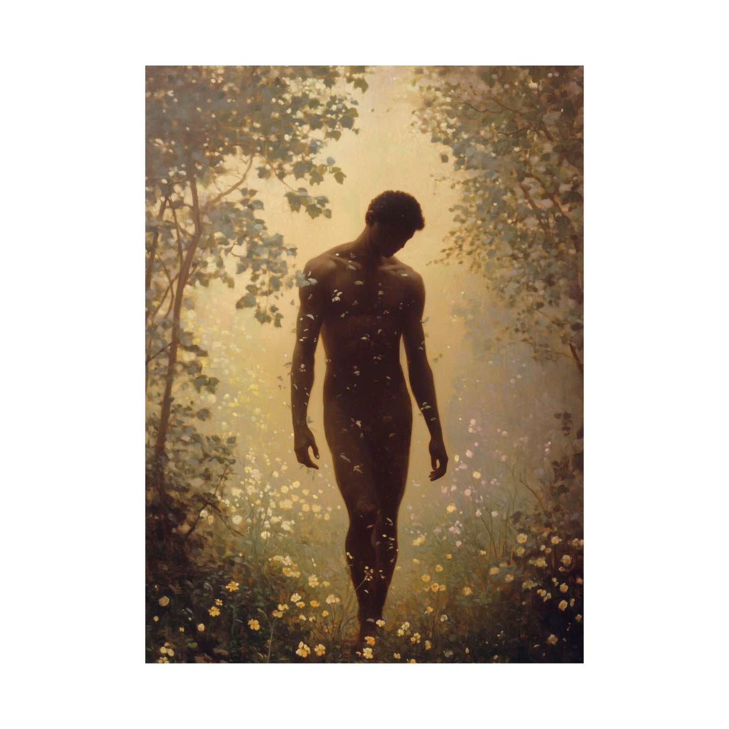 Saint Adam - Sanctified Souls Print - Multiple Sizes - Premium Posters - Catholic Art - Christian Home Decor Artwork