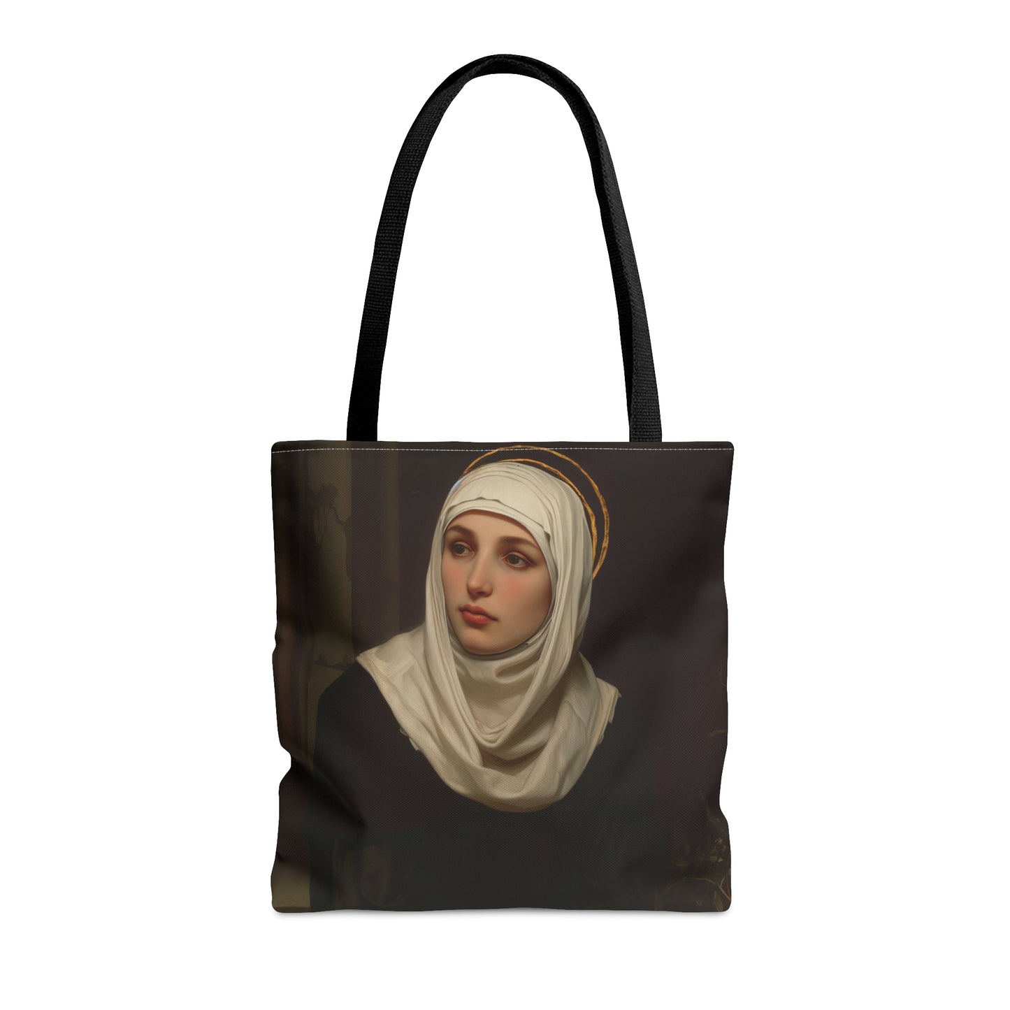 Saint Angela Merici Tote Bag - Purse - Three sizes - Large Medium Small Faith Art Bag - Catholic faith carry-all purse - Double Sided