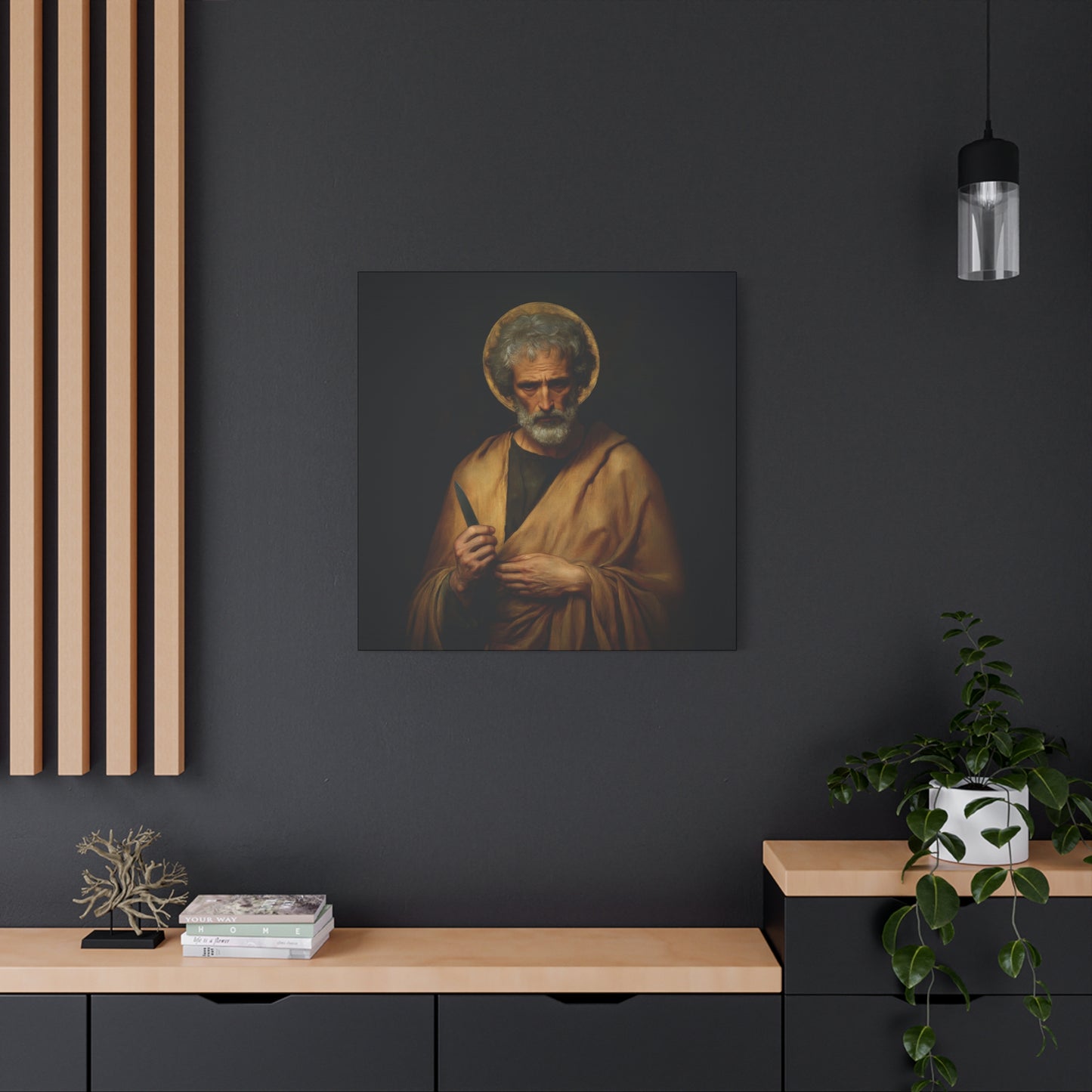 Saint Bartholomew the Apostle  - Gallery Wrapped Canvas - Print - Religious Art for your Home - Catholic