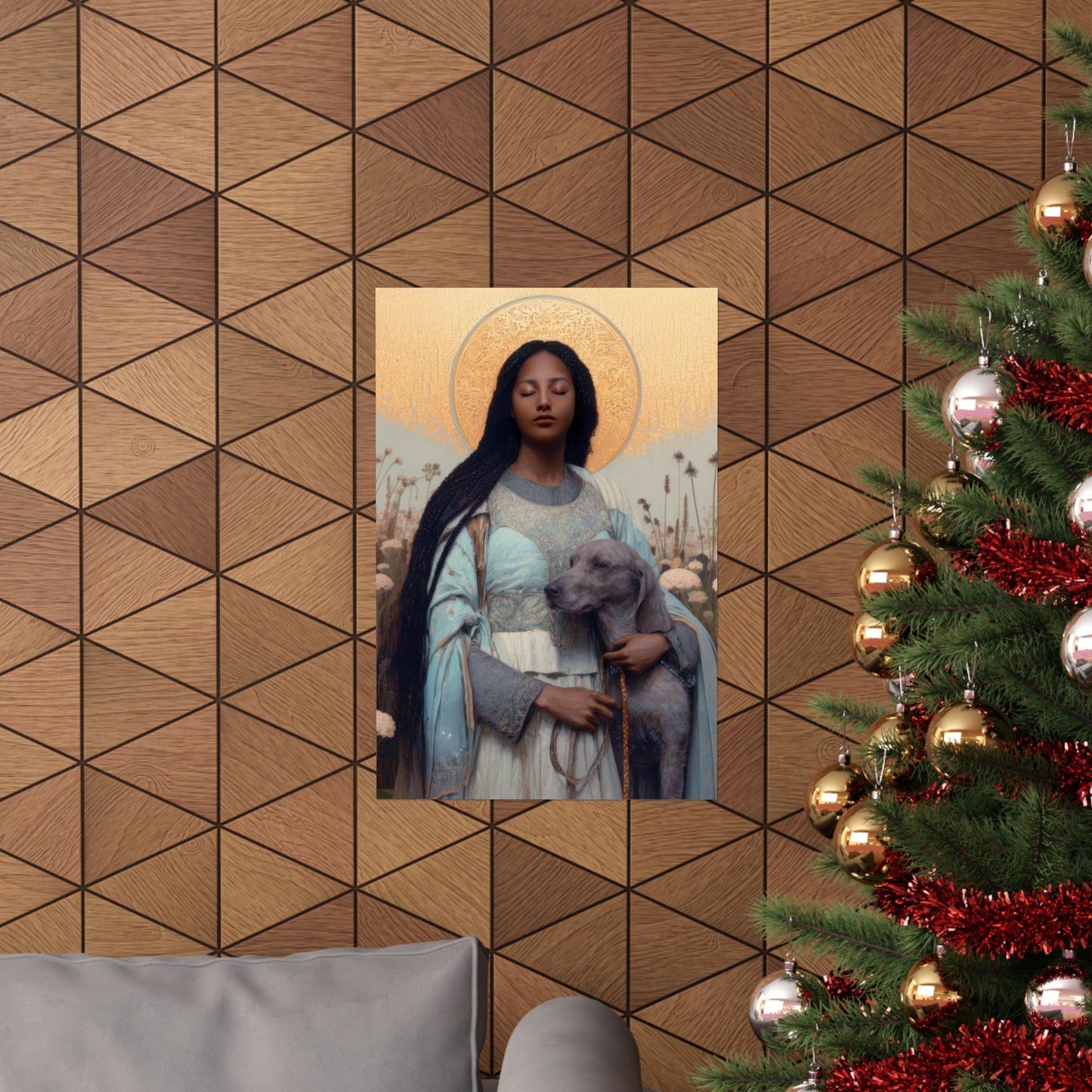 Saint Quiteria - Sanctified Souls Print - Multiple Sizes - Premium Matte Vertical Posters