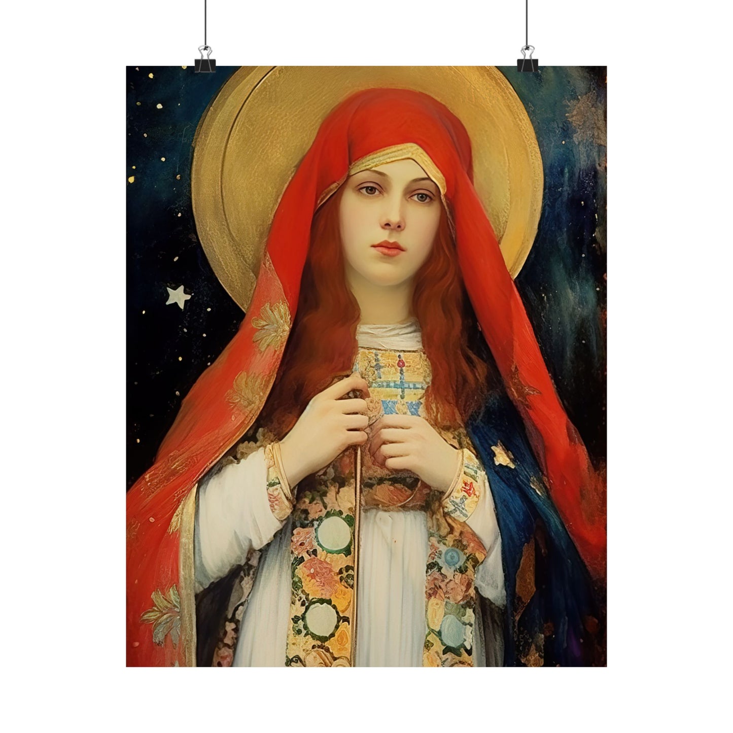 Saint Sabina Print - Sanctified Souls Print - Multiple Sizes - Premium Matte Vertical Posters