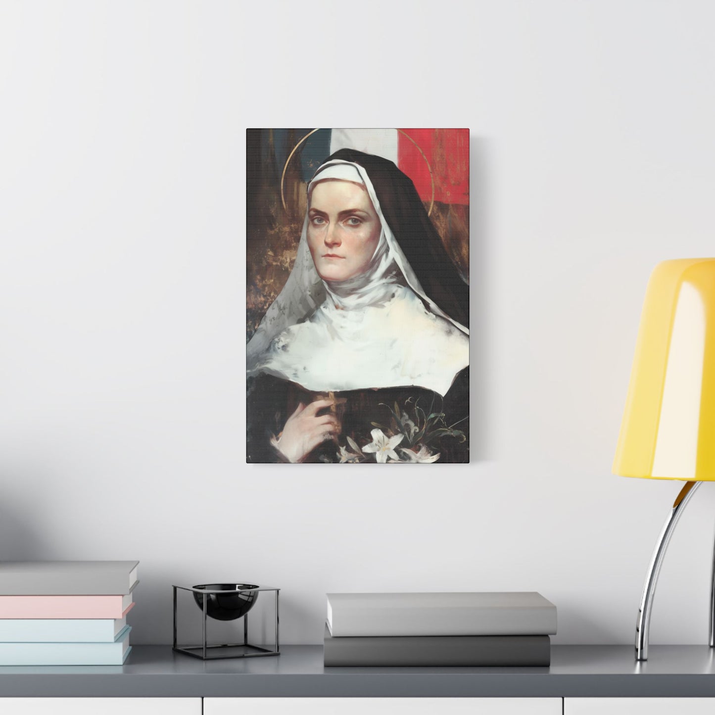 Saint Jeanne-Antide Thouret - Museum Wrapped Canvas - Print - Religious Art for your Home - Christian print - Prayer Room Art - Catholic