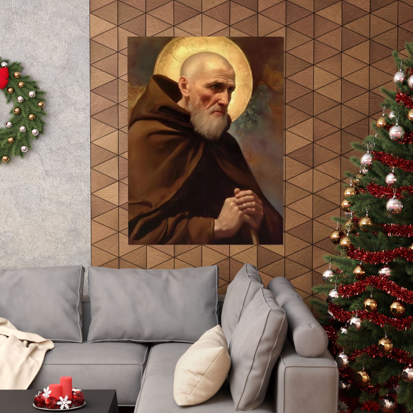 Saint Ignatius of Laconi - Sanctified Souls Print - Multiple Sizes - Premium Matte Vertical Posters