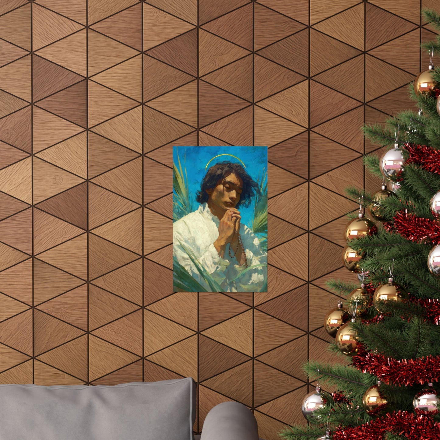 Saint Lorenzo Ruiz -  Catholic Art - Multiple Sizes - Premium Posters - Catholic Art - Christian Home - Catholic Saint Art