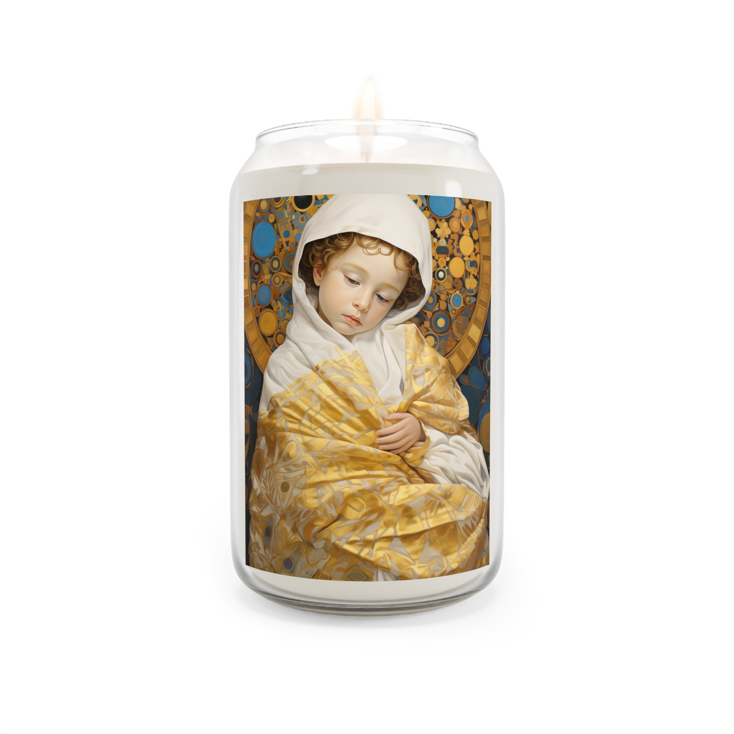 Divine Innocence: The Christ Child - Scented Prayer Candle, 13.75oz - Tall Size - Religious Prayer Candle - Catholic Art - Religious Gift