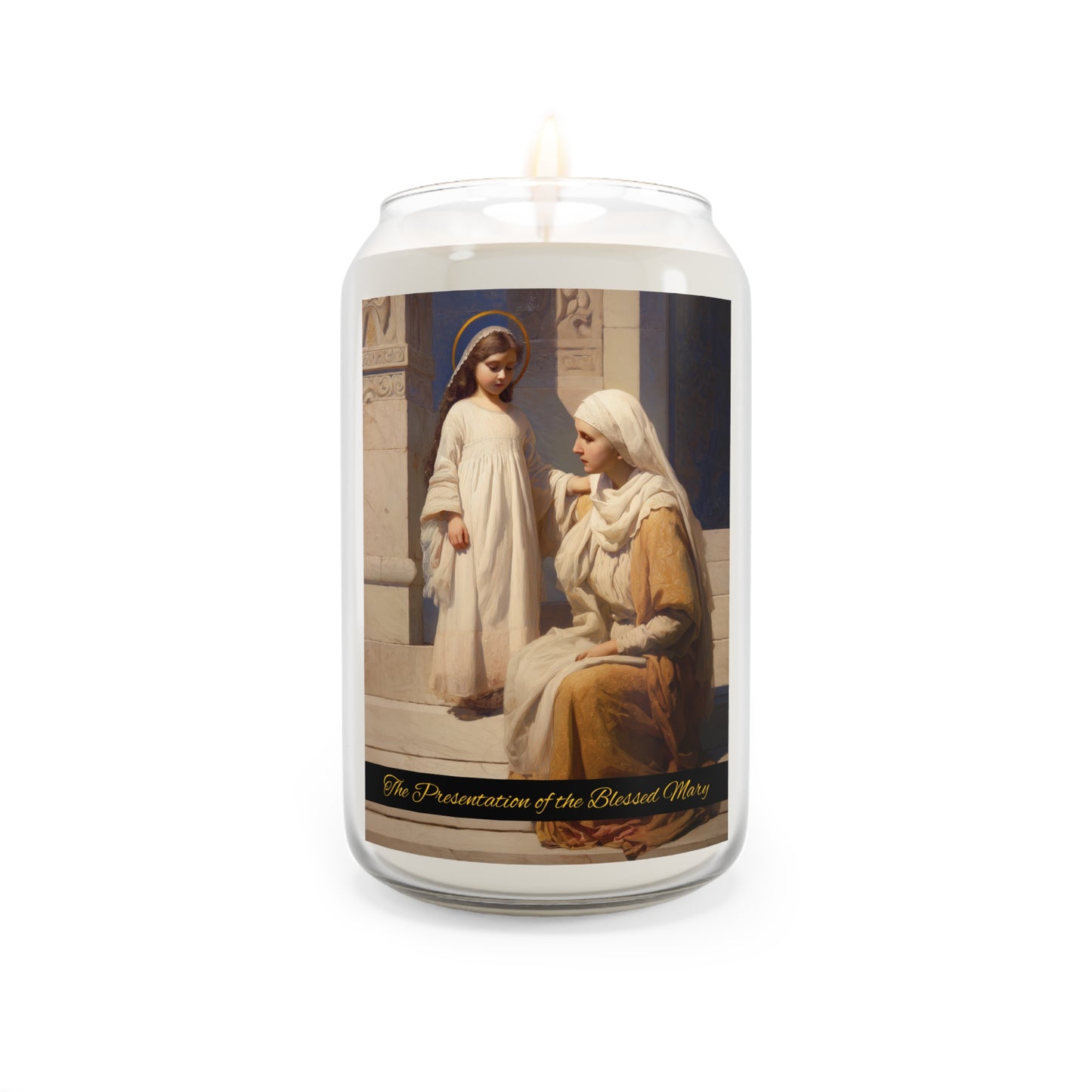 The Feast of the Presentation of the Blessed Mary - Scented Prayer Candle, 13.75oz - Tall Size - Religious Prayer Candle - Catholic Saint