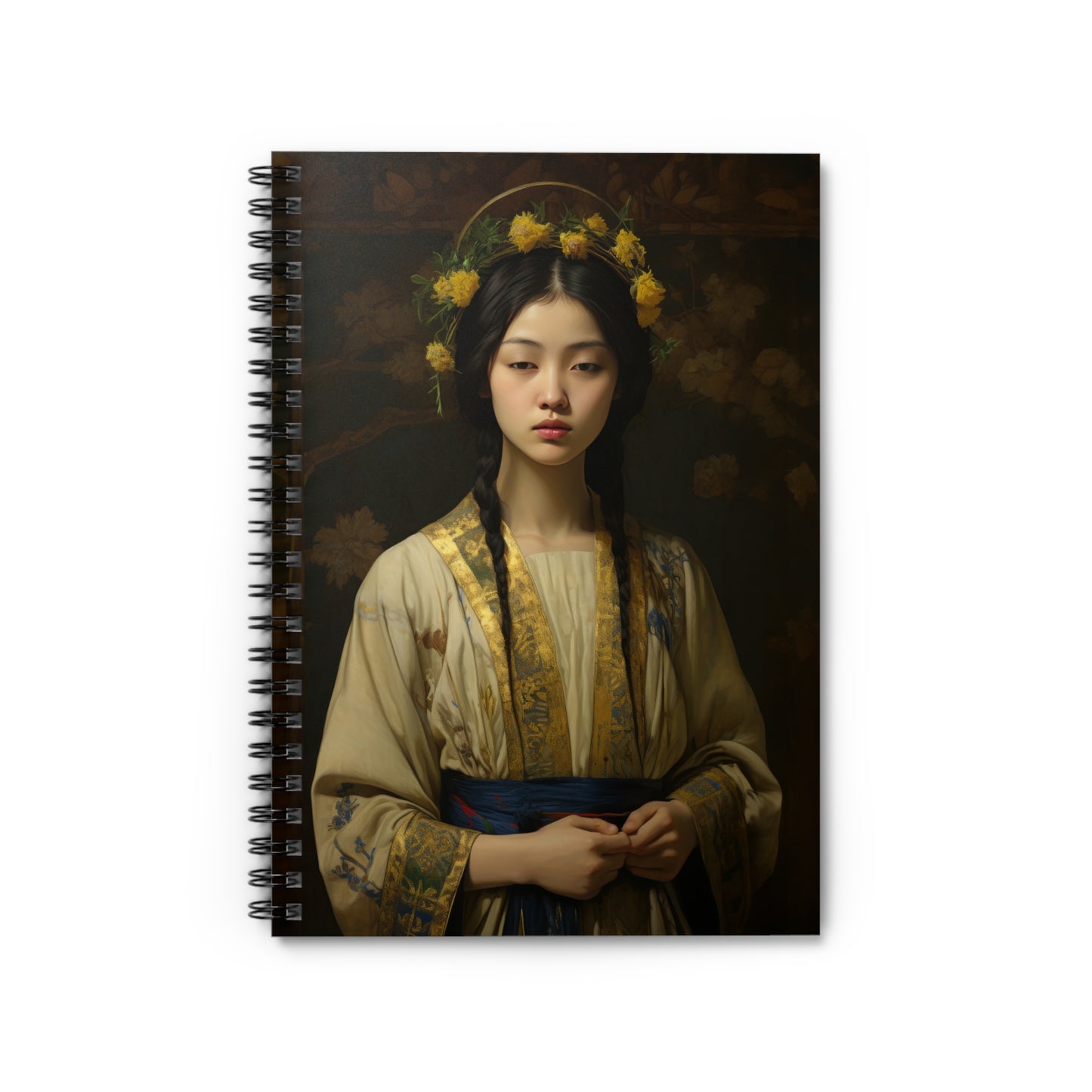 Saint Agatha Lin - Sanctified Souls Art - Religious Based Notebook - Spiral Notebook - Ruled Line