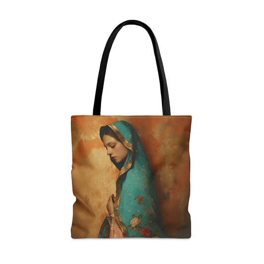 Our Lady of Guadalupe - Tote Bag - Large Medium Small Faith Art Bag - Catholic Faith Purse