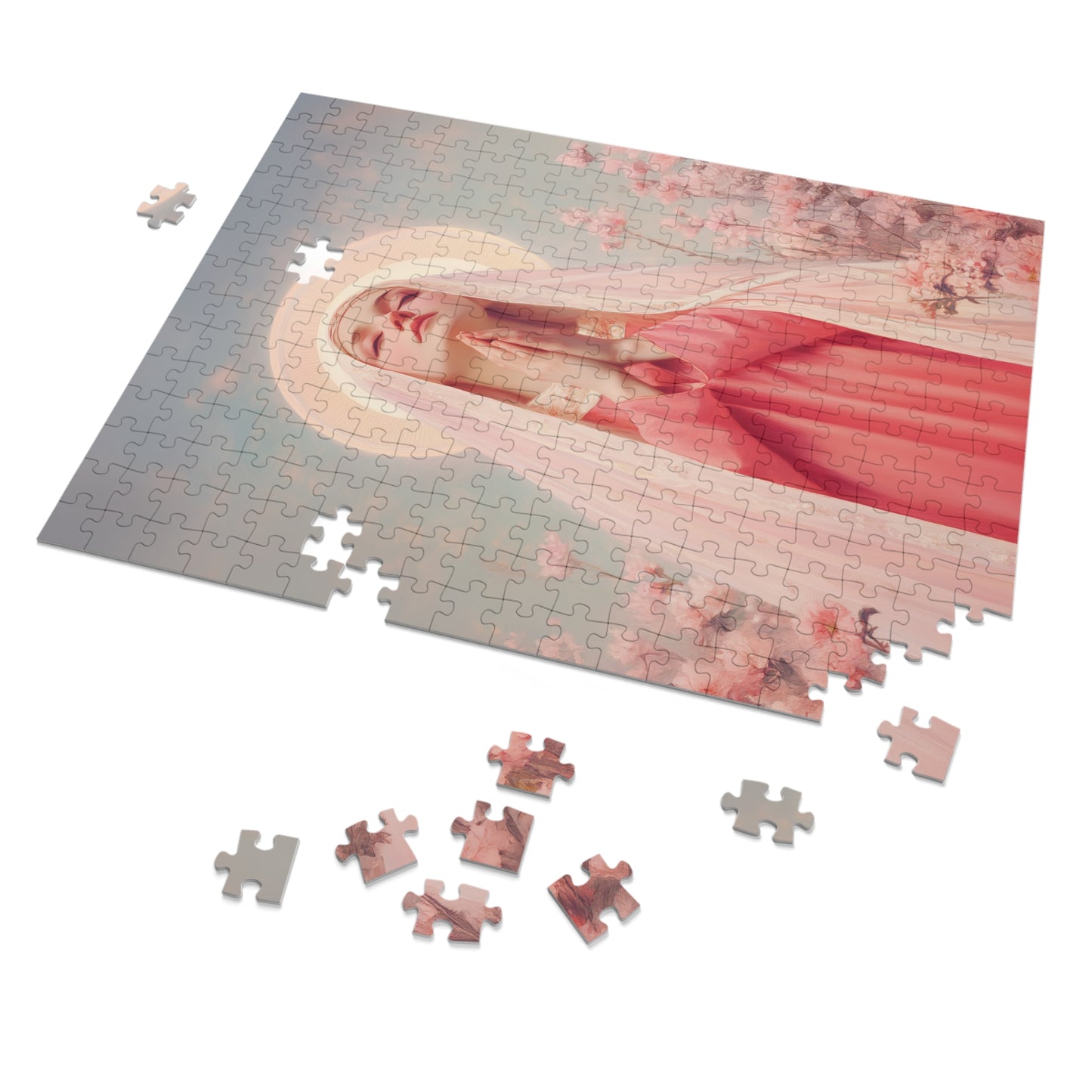 Saint Illuminata - Puzzle & Keepsake Tin - Religious Jigsaw Puzzle (30, 110, 252, 500,1000-Piece)