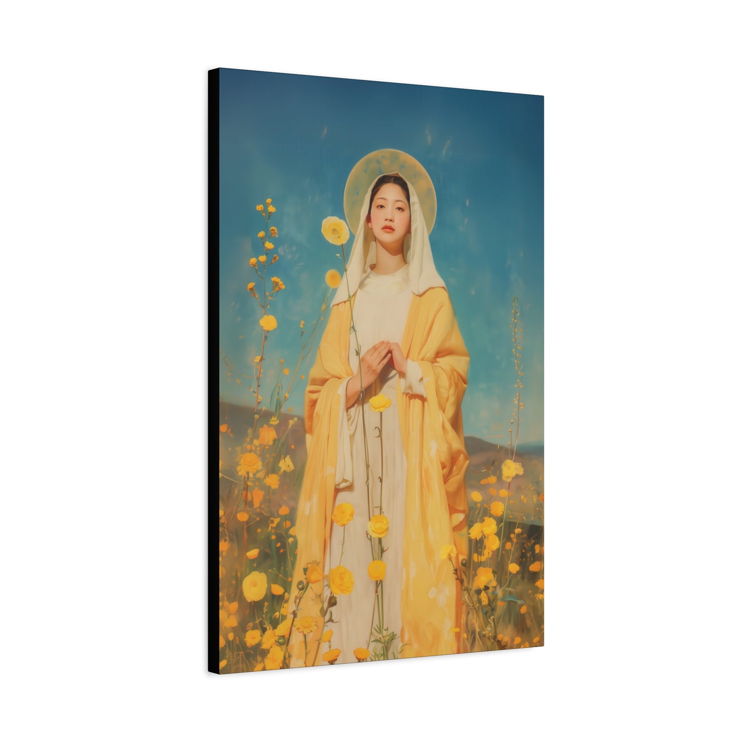Saint Agatha Lin - Gallery Wrapped Canvas - Print - Religious Art for your Home - Catholic Art
