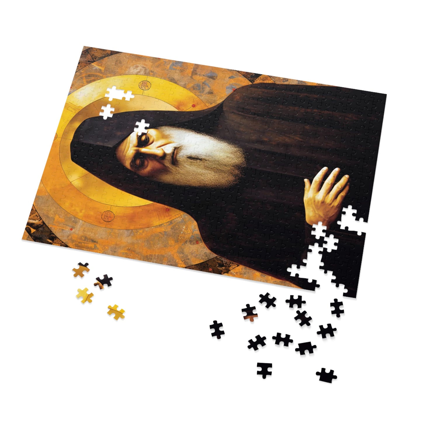 Saint Charbel Makhlouf - Puzzle and Keepsake Tin - Religious Jigsaw Puzzle (30, 110, 252, 500,1000-Piece) - Religious Puzzle