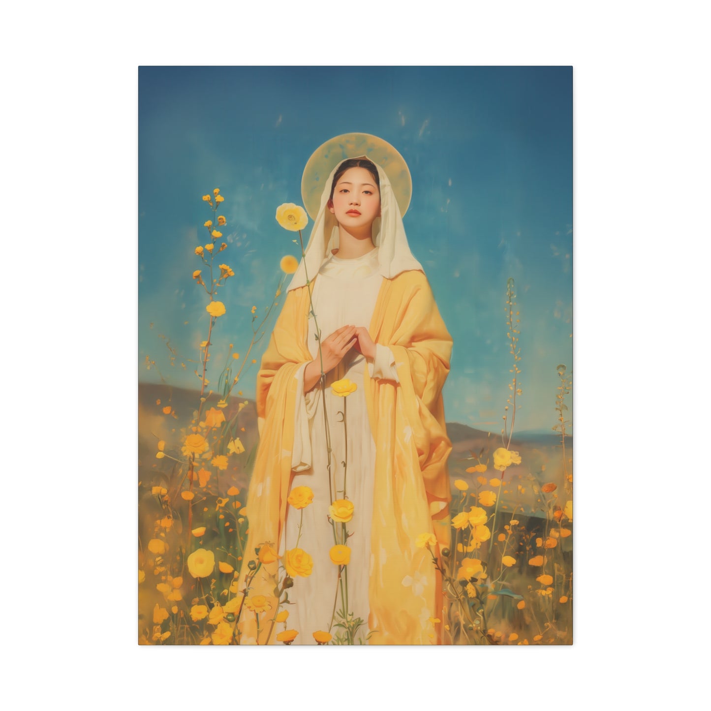 Saint Agatha Lin - Gallery Wrapped Canvas - Print - Religious Art for your Home - Catholic Art