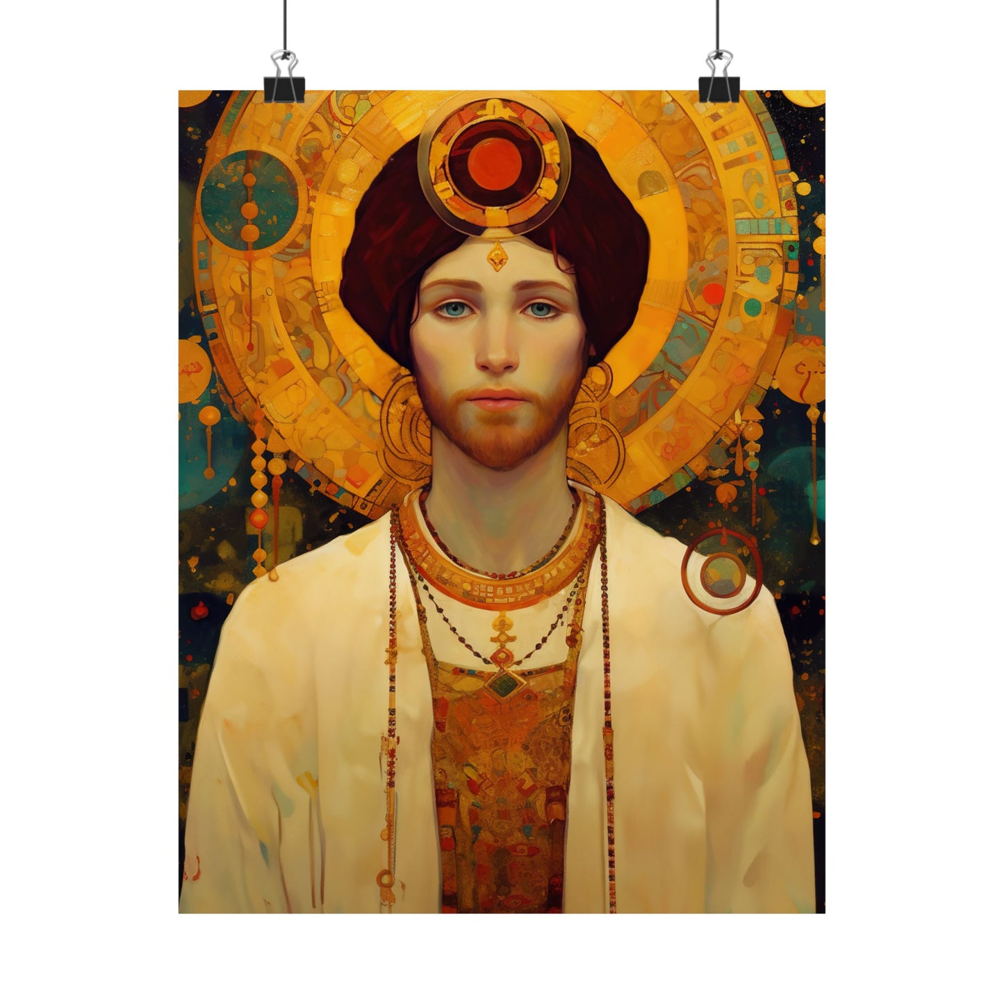 Saint Abdiesus - Sanctified Souls Print - Multiple Sizes - Premium Matte Vertical Posters