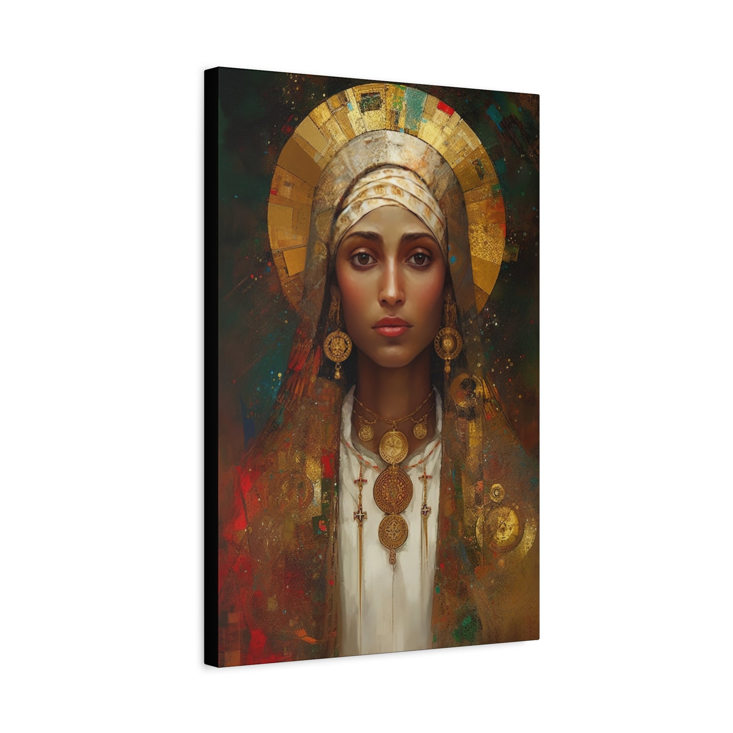 Saint Julia of Carthage - Museum Wrapped Canvas - Sanctified Souls Print - Religious Art for your Home