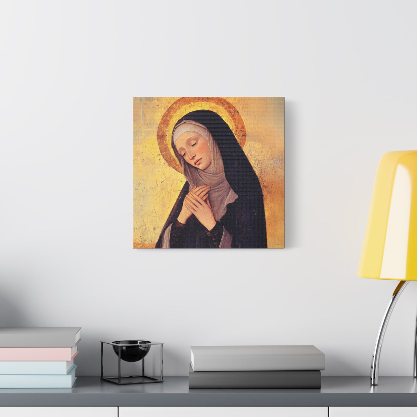 Saint Syncletica of Alexandria - Desert Mother - Gallery Wrapped Canvas - Print - Religious Art for your Home - Catholic