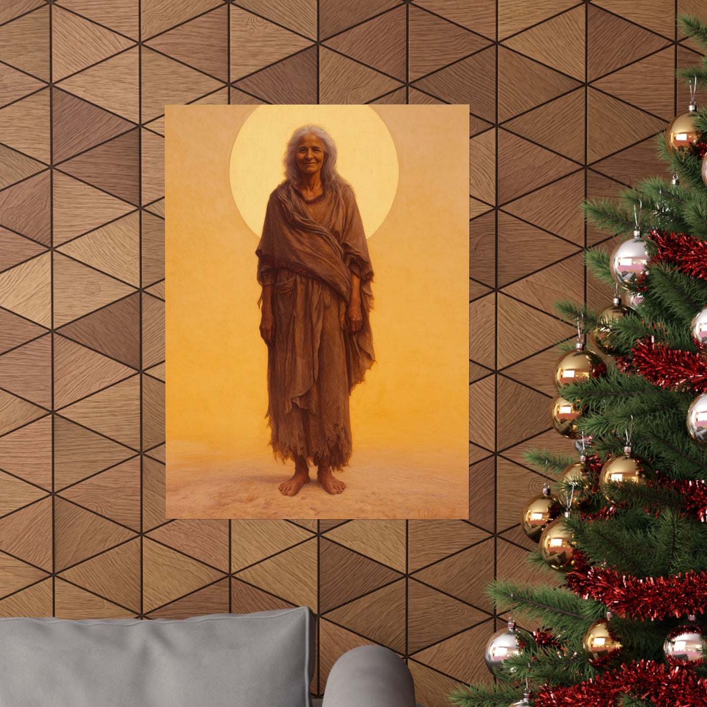 Saint Mary of Egypt - Desert Mother - Sanctified Souls Print - Multiple Sizes - Premium Matte Vertical Posters
