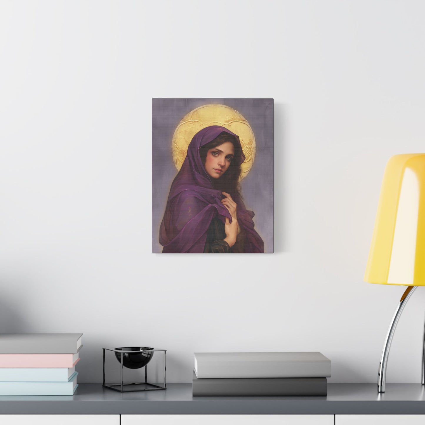 Saint Lydia Purpuraria / Lydia of Thyatira  - Museum Wrapped Canvas - Print - Religious Art for your Home - Christian print - Religious