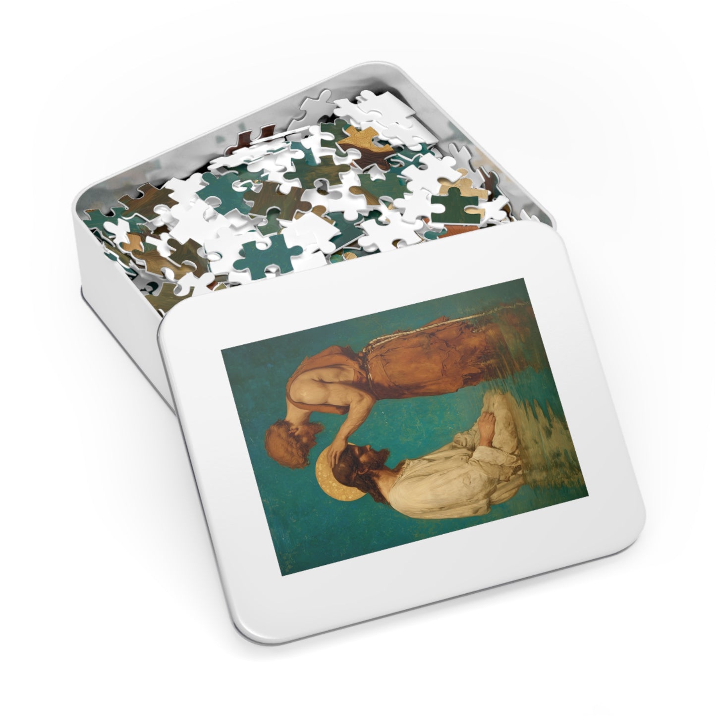 Saint John the Baptist, The Prophet and the Promise - Puzzle & Keepsake Tin - Religious Jigsaw Puzzle (30, 110, 252, 500,1000-Piece)