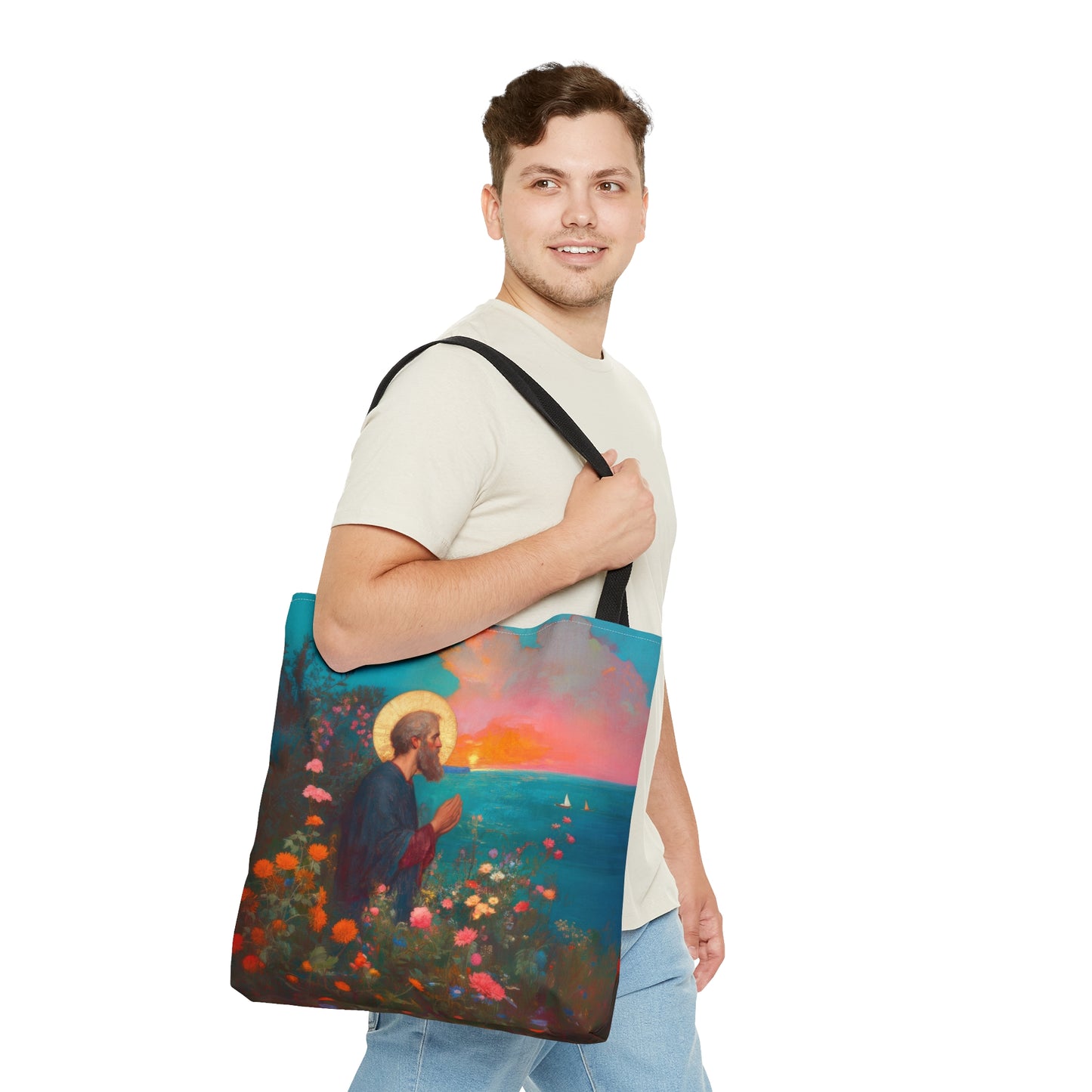Saint Philip the Apostle - Tote Bag - Large Medium Small Faith Art Bag - Catholic Faith Purse