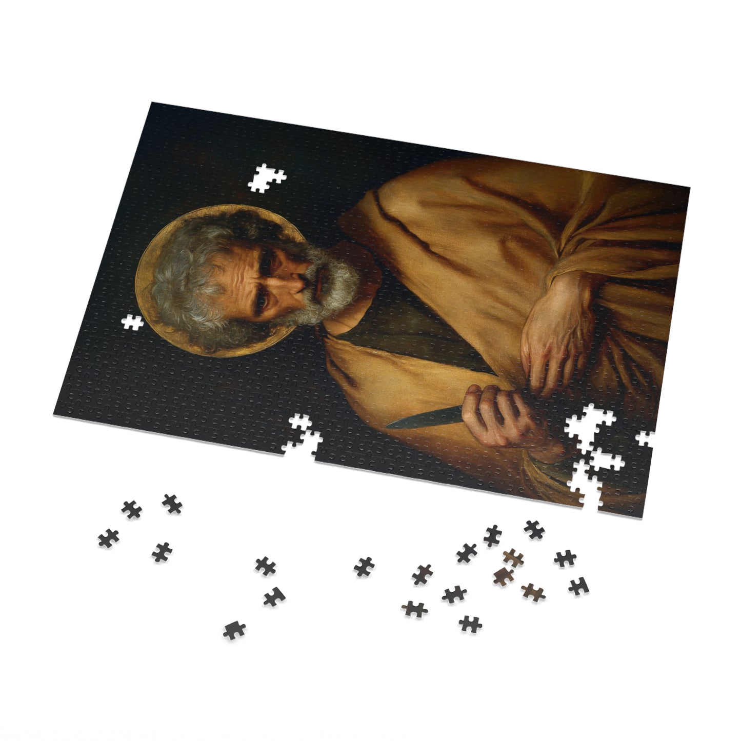 Saint Bartholomew the Apostle  - Puzzle and Keepsake Tin - Religious Jigsaw Puzzle (30, 110, 252, 500,1000-Piece) - Religious Puzzle