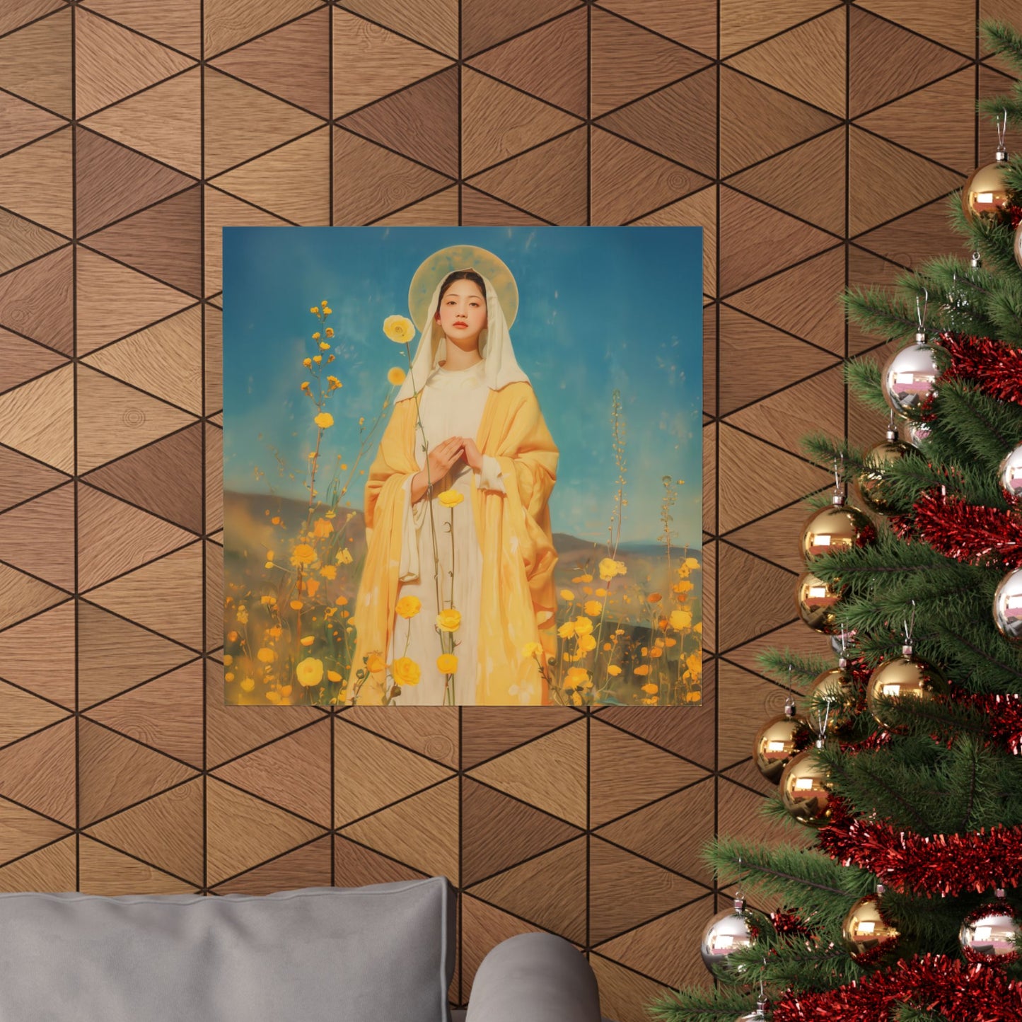 Saint Agatha Lin - Sanctified Souls Print - Multiple Sizes - Premium Matte Vertical Posters