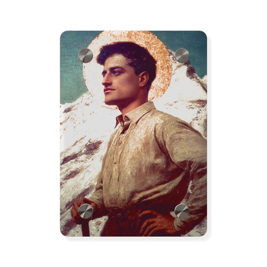 Saint Pier Giorgio Frassati Wall Art Panel - Ready to Hang Acrylic Print - Catholic Saint Art - Patron Saint Print - No Frame needed