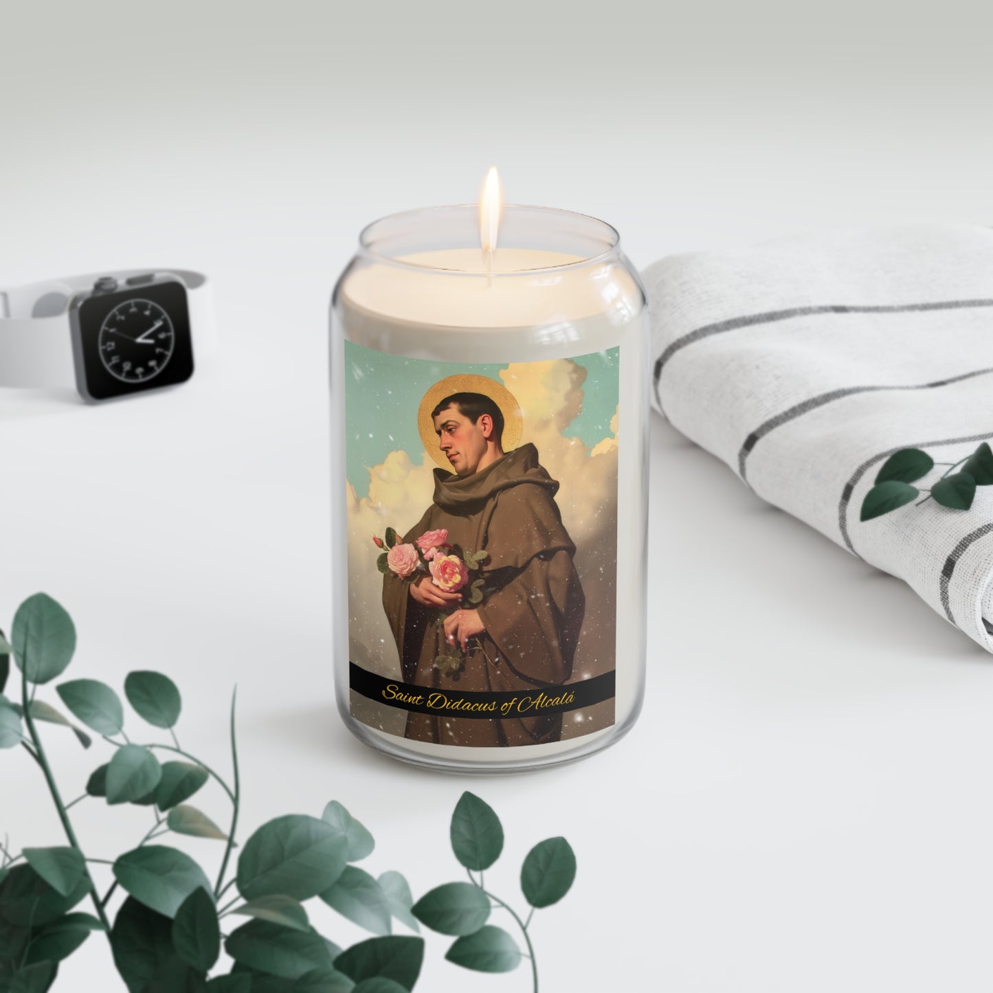 Saint Didacus of Alcala - Scented Prayer Candle, 13.75oz - Tall Size - Religious Prayer Candle