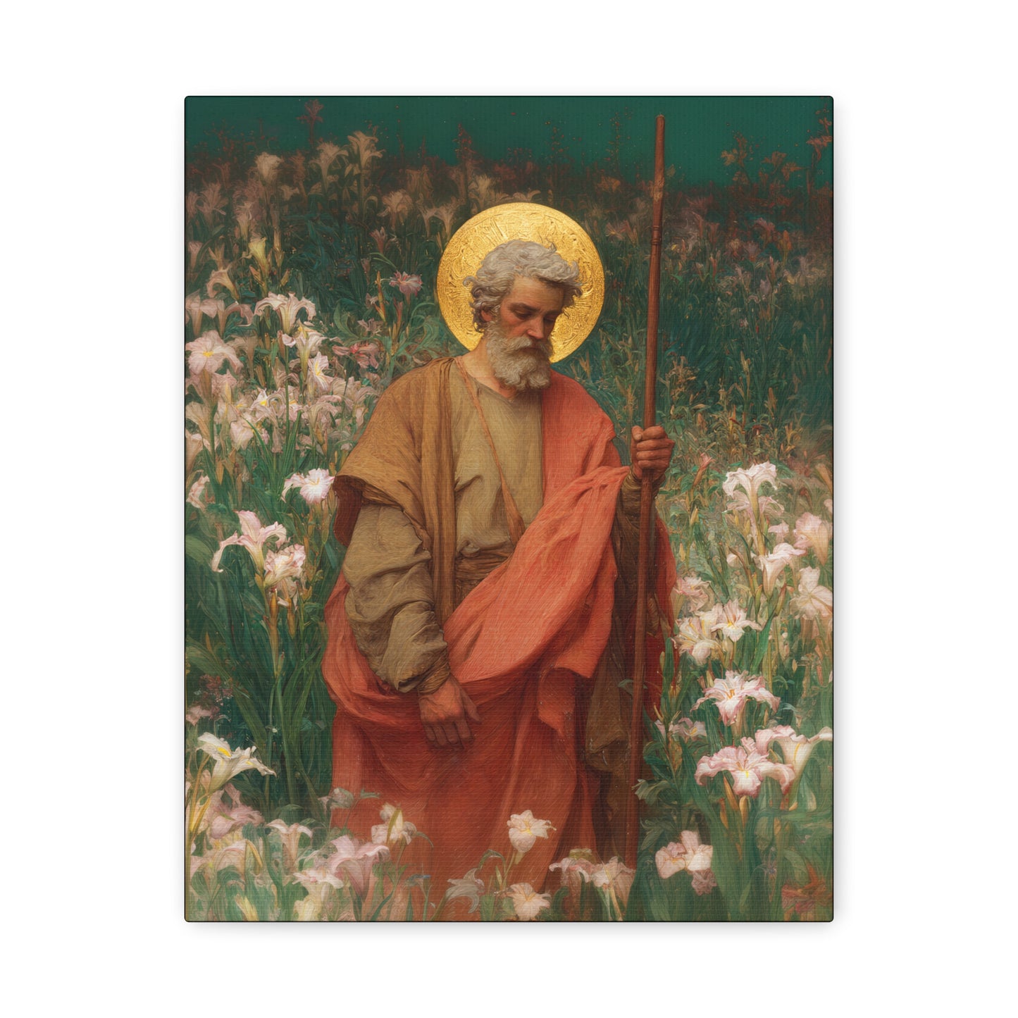 Saint James the Lesser -  Museum Wrapped Canvas - Sanctified Souls Print - Religious Art for your Home - Catholic Patron Saint Art