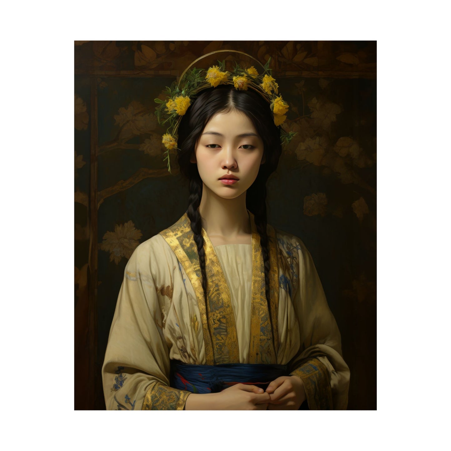 Saint Agatha Lin - Multiple Sizes - Premium Matte Vertical Posters - Catholic Art - Religious Poster - Catholic Saint Art - Multiple Sizes